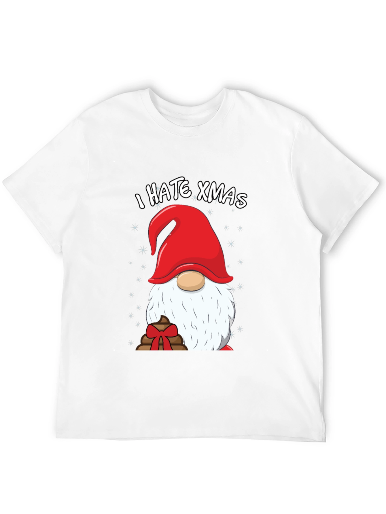 I Hate Xmas Gnome Graphic Tee