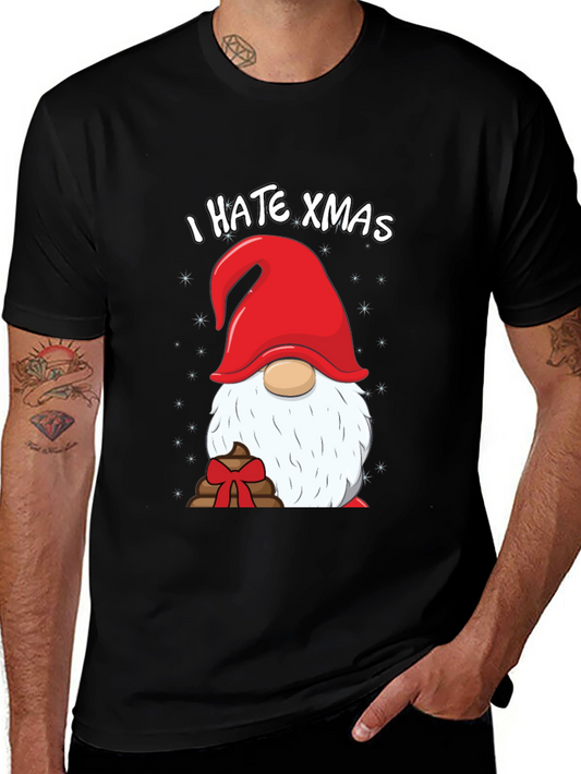I Hate Xmas Gnome Graphic Tee