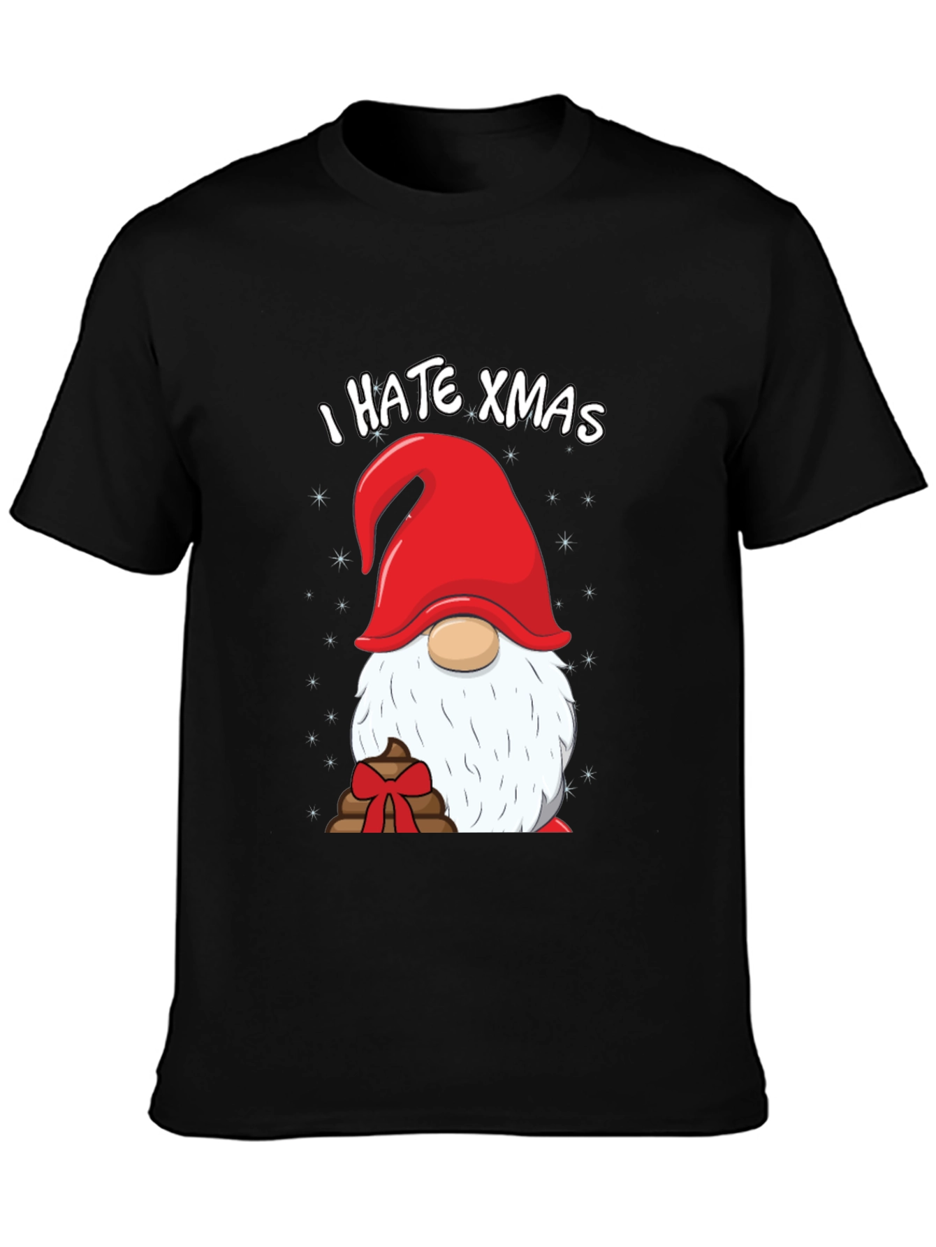 I Hate Xmas Gnome Graphic Tee
