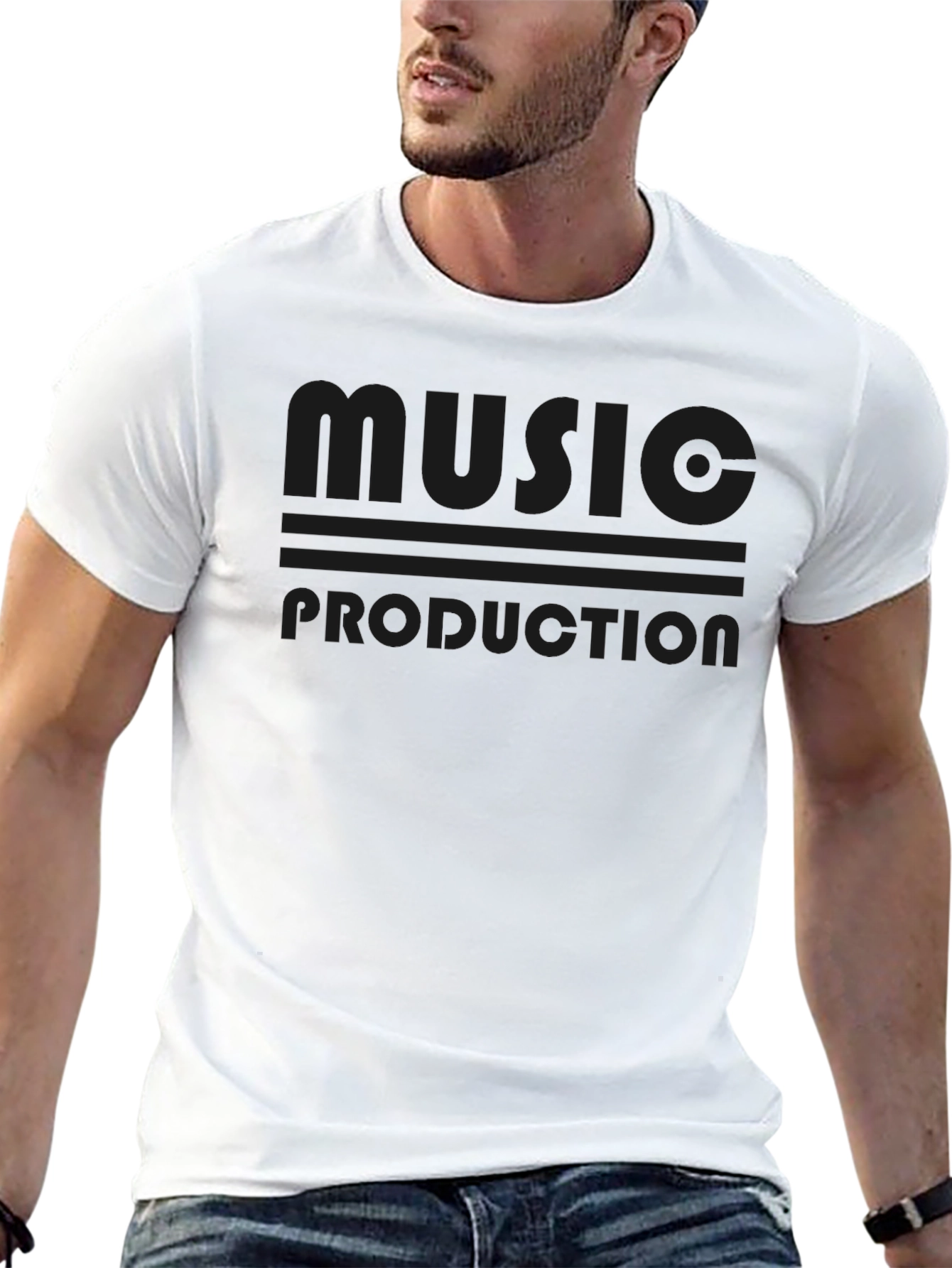 Music Production Black Tee