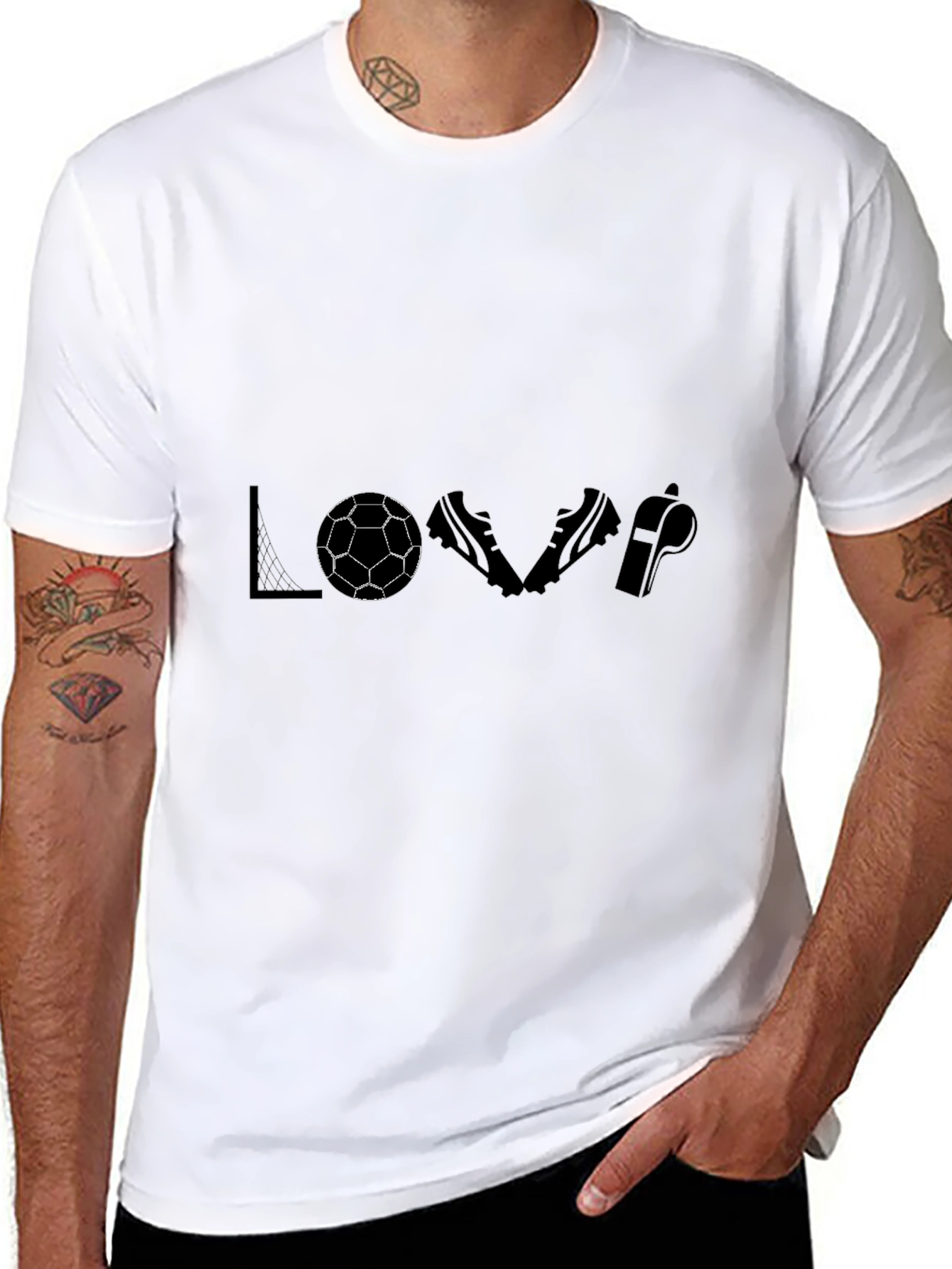 Soccer Love Graphic T-Shirt