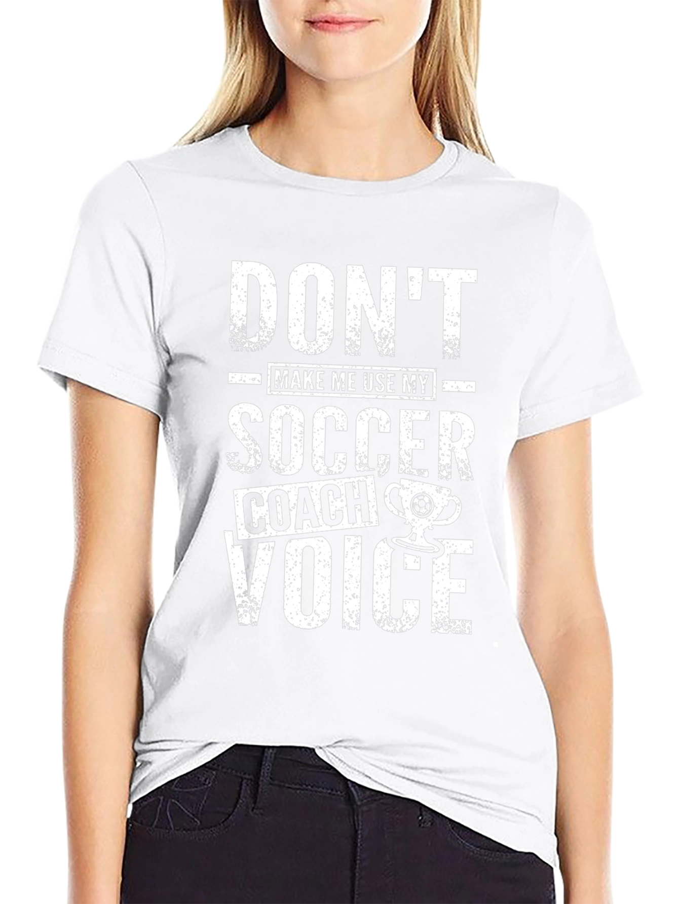 Soccer Coach Voice T-Shirt - Funny Coaching Tee