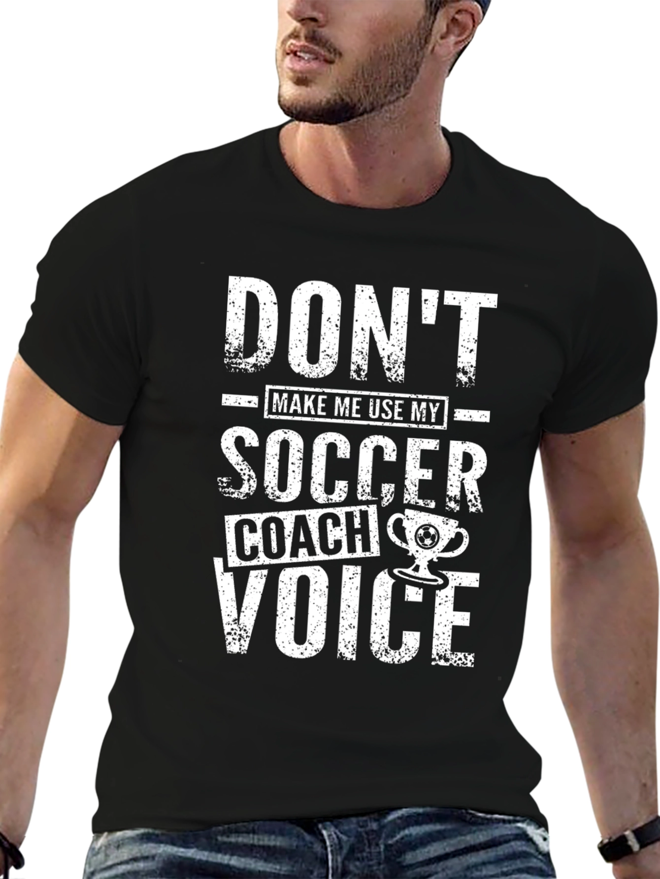 Soccer Coach Voice T-Shirt - Funny Coaching Tee