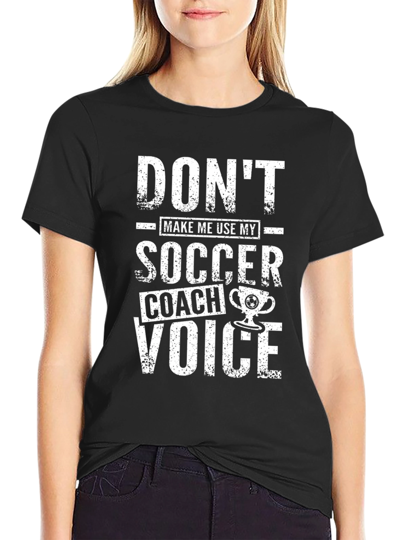 Soccer Coach Voice T-Shirt - Funny Coaching Tee