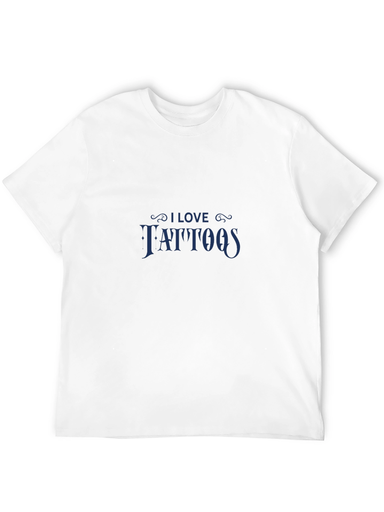 I Love Tattoos Graphic Tee - Mens Black T-Shirt