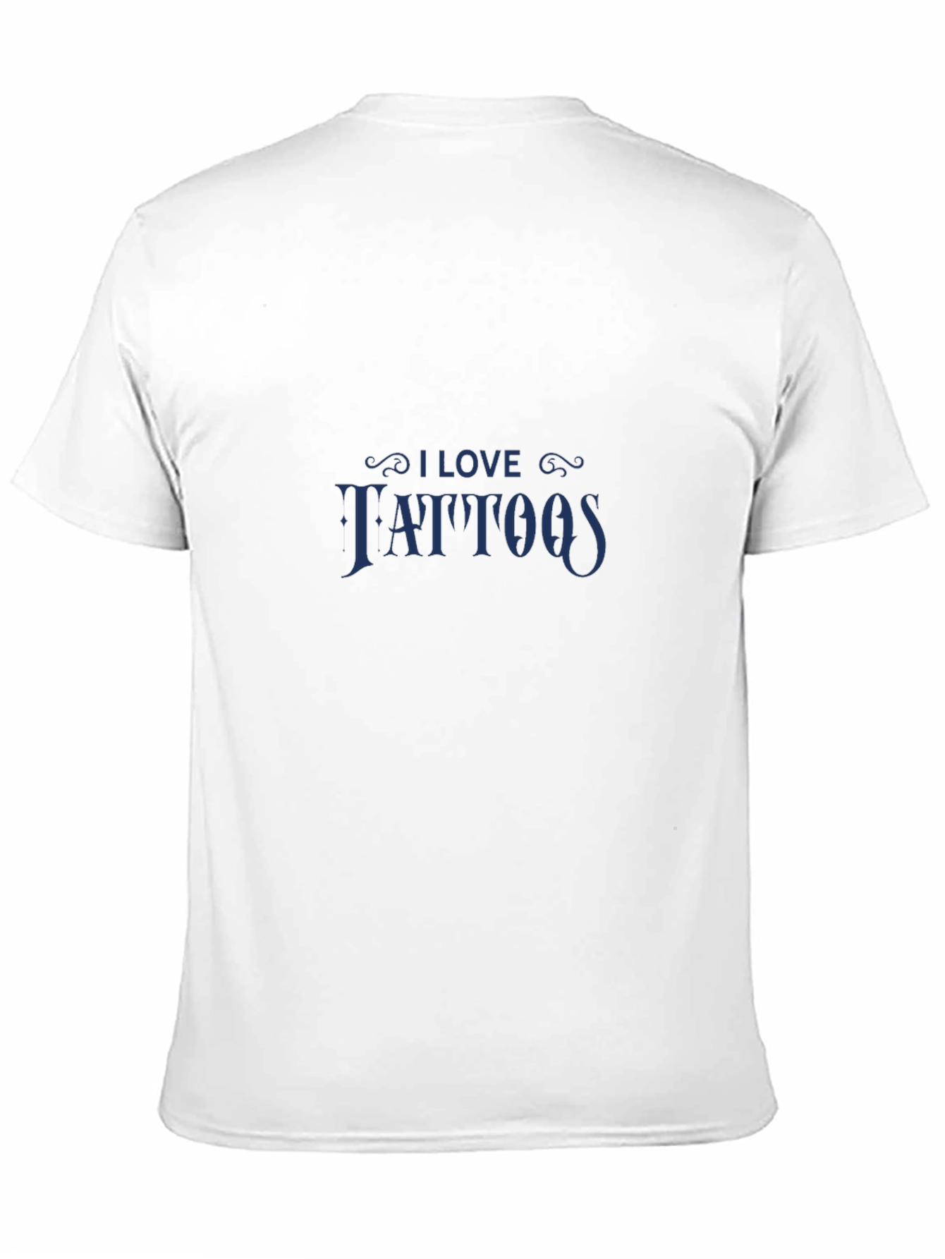 I Love Tattoos Graphic Tee - Mens Black T-Shirt