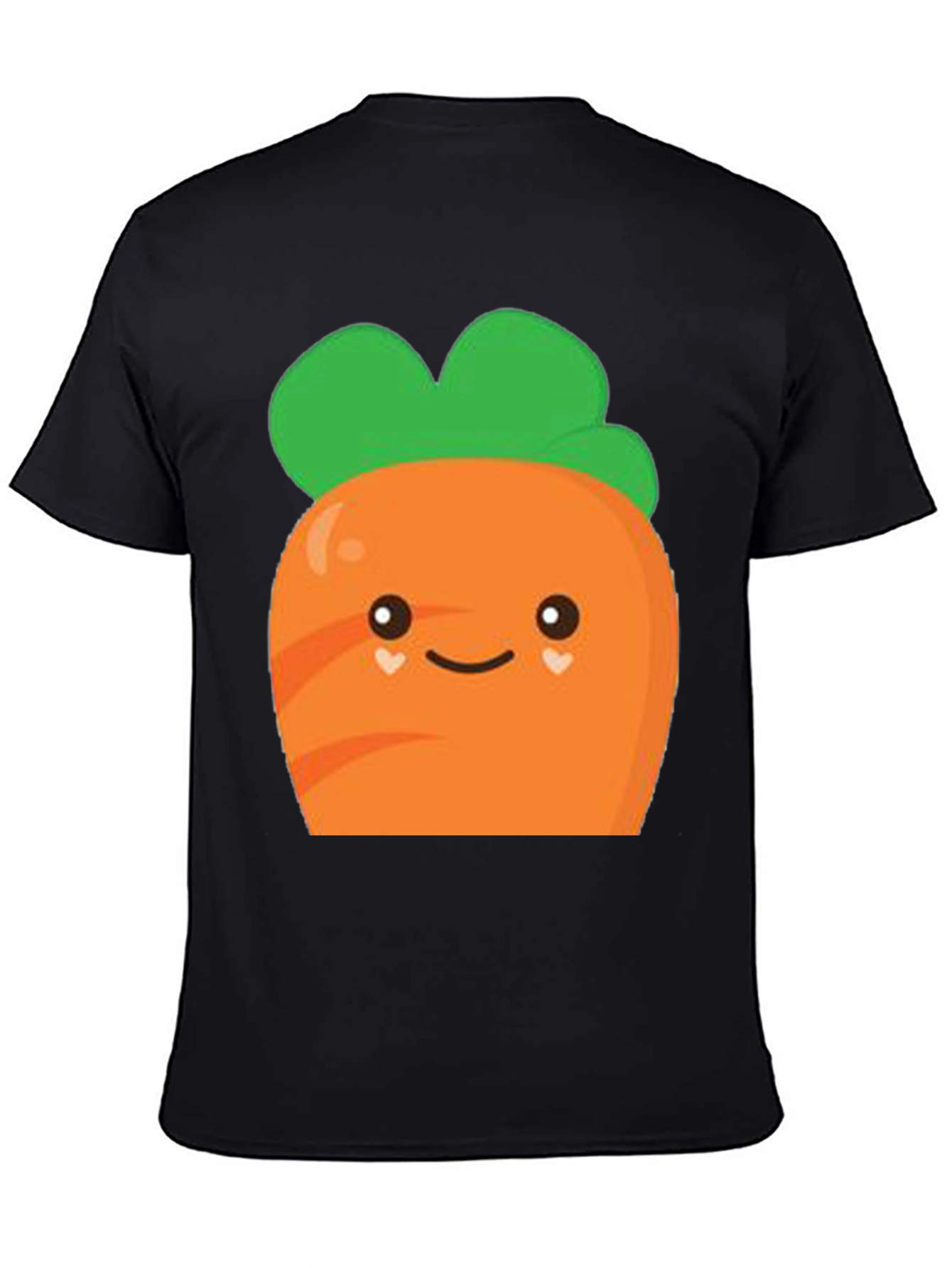 Cute Carrot Graphic Tee - Soft Cotton Blend
