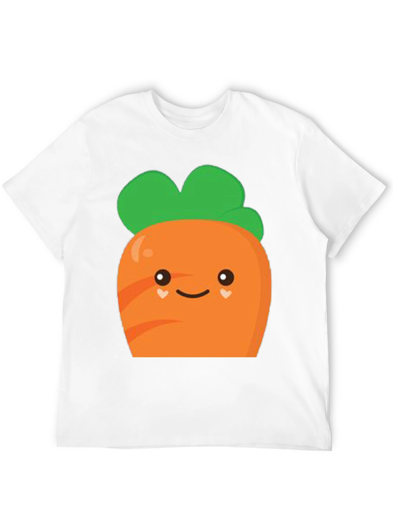 Cute Carrot Graphic Tee - Soft Cotton Blend