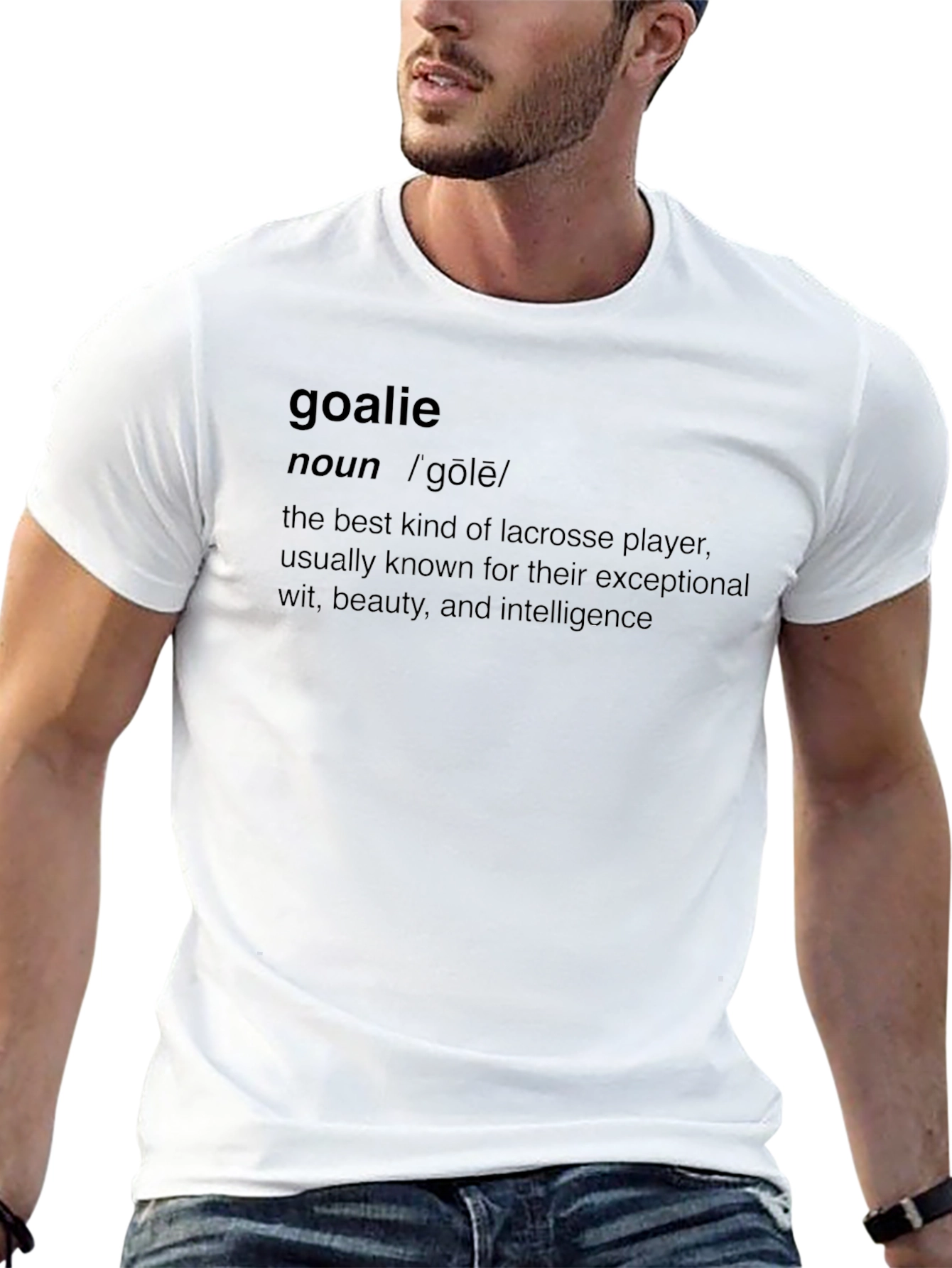Lacrosse Goalie Definition T-Shirt