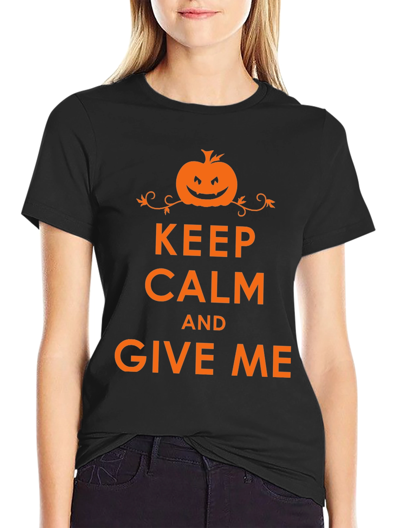 Keep Calm and Give Me Candy Halloween T-Shirt