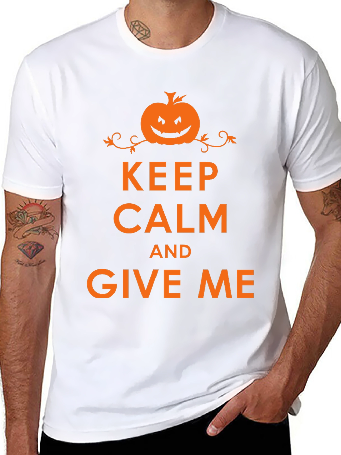 Keep Calm and Give Me Candy Halloween T-Shirt