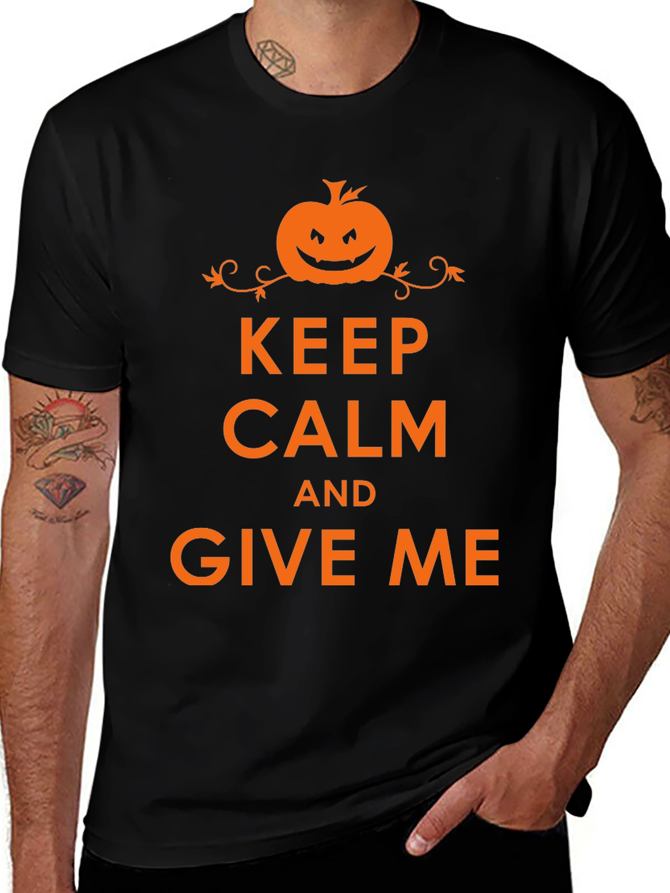 Keep Calm and Give Me Candy Halloween T-Shirt