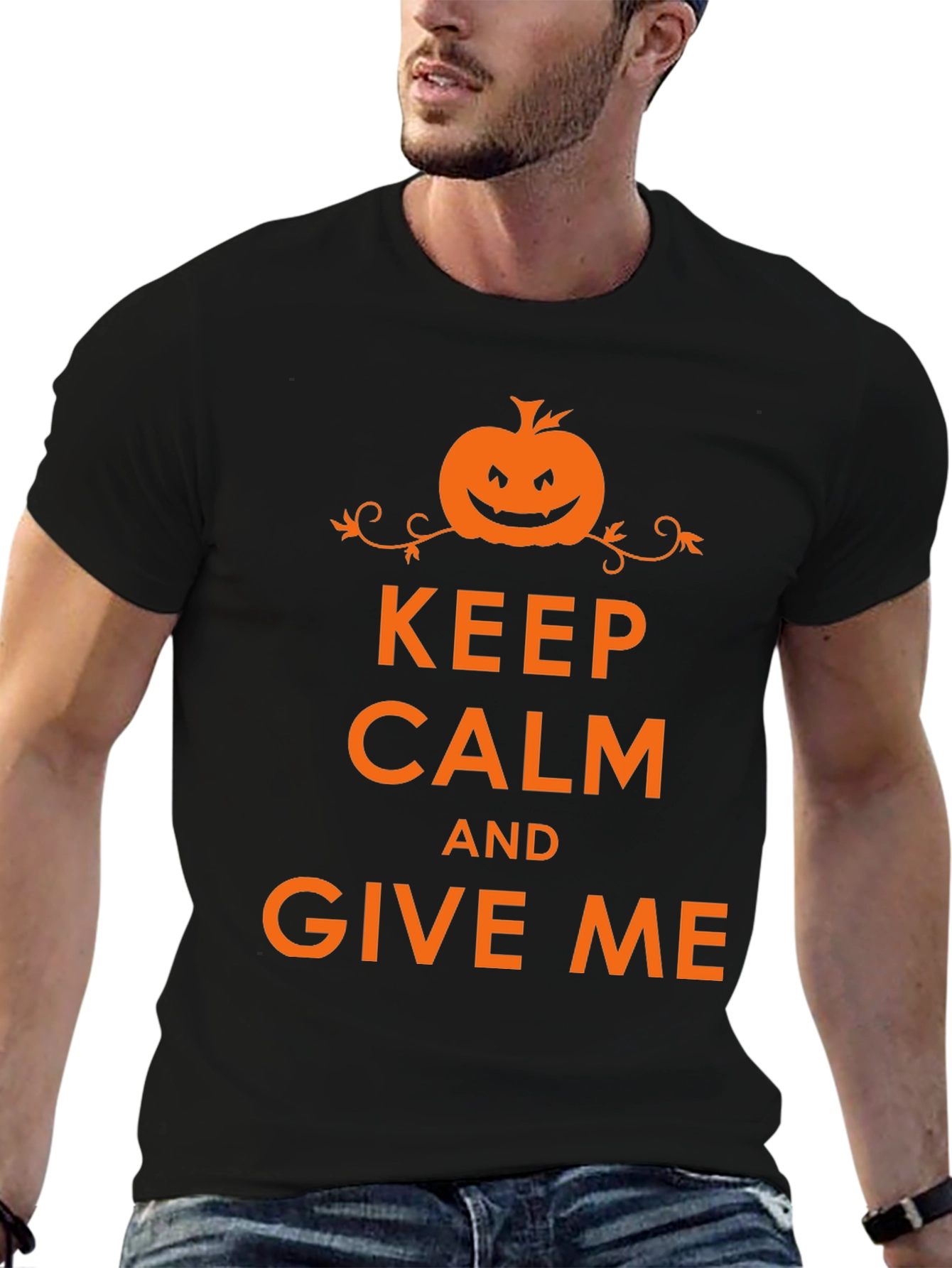 Keep Calm and Give Me Candy Halloween T-Shirt