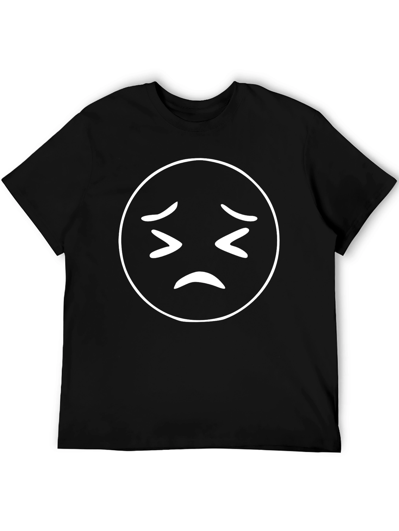 Sad Face Emoji T-Shirt - Express Your Mood