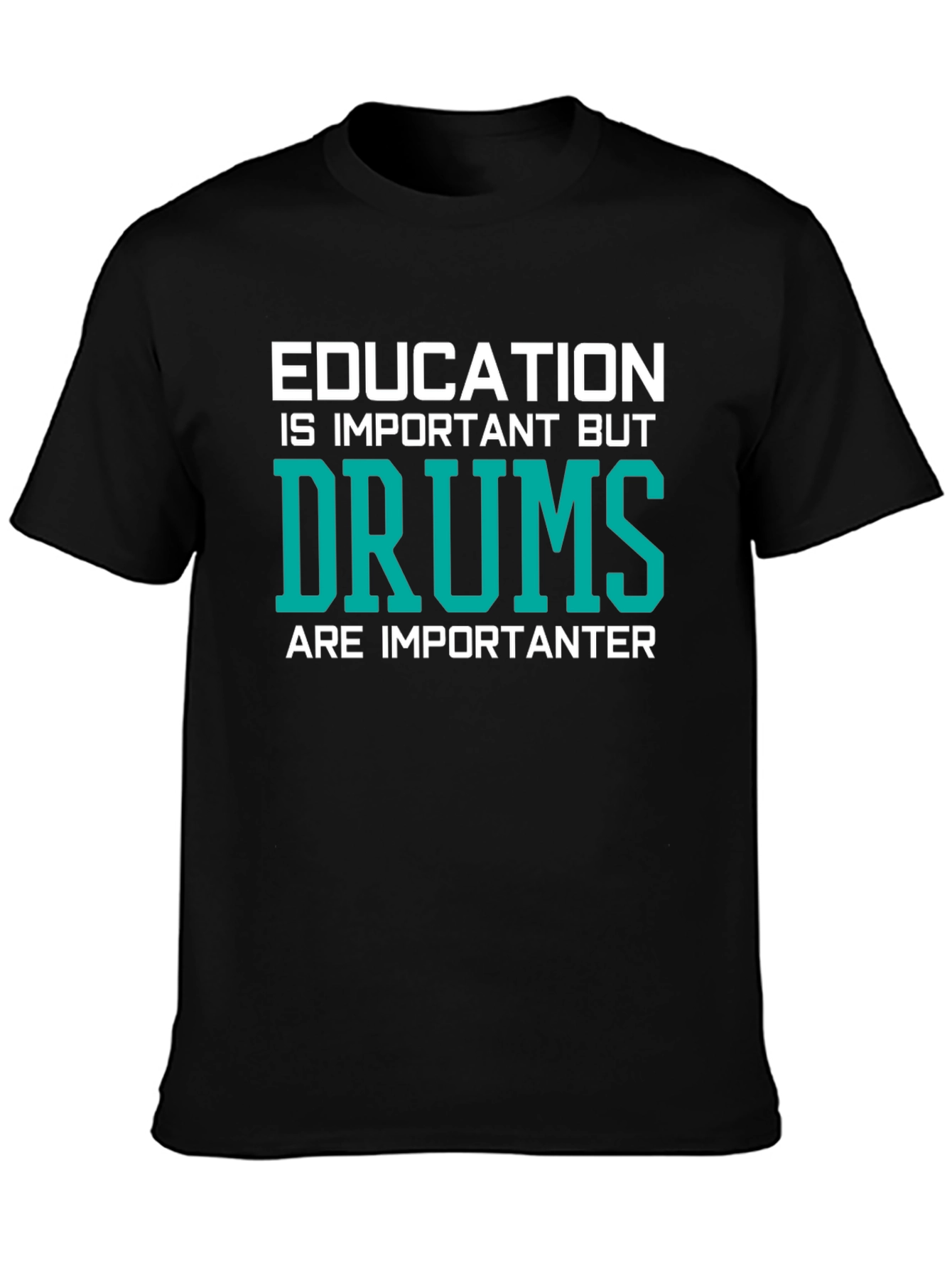 Education vs. Drums Graphic Tee