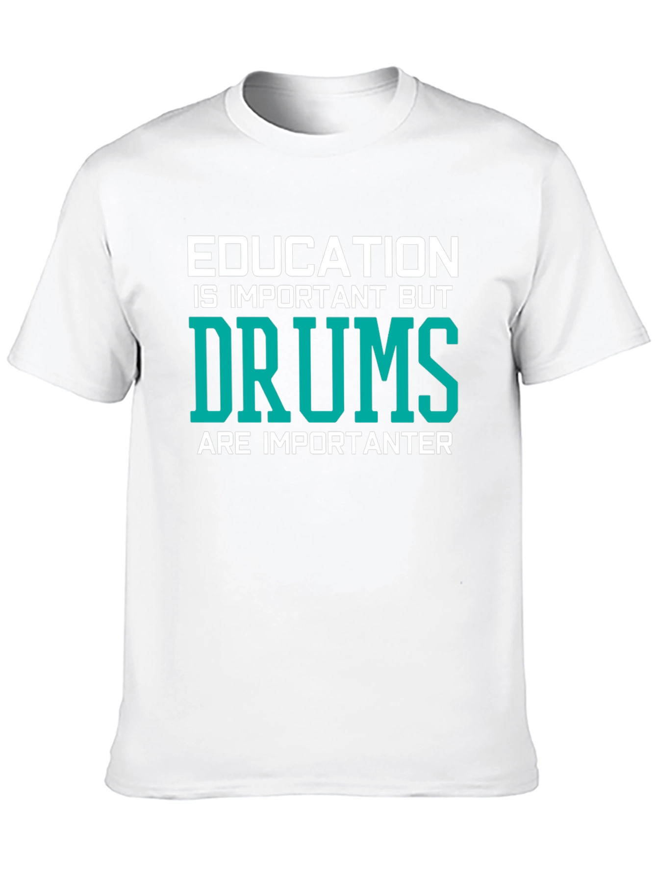 Education vs. Drums Graphic Tee