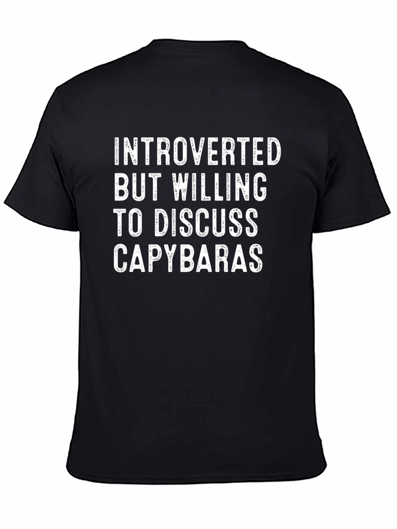 Introverted Capybara T-Shirt - Funny Animal Lover Tee