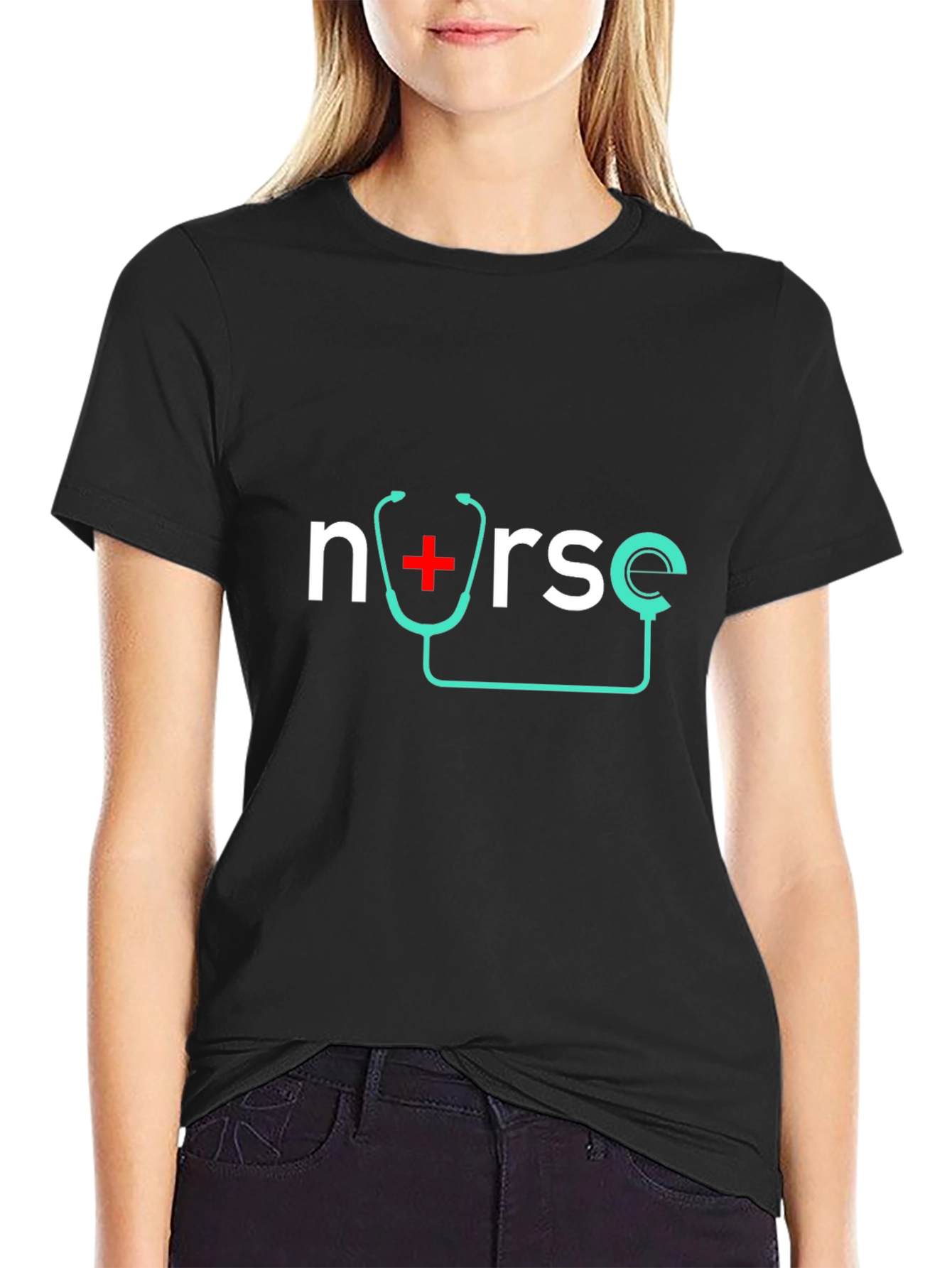 Nurse Stethoscope Graphic T-Shirt