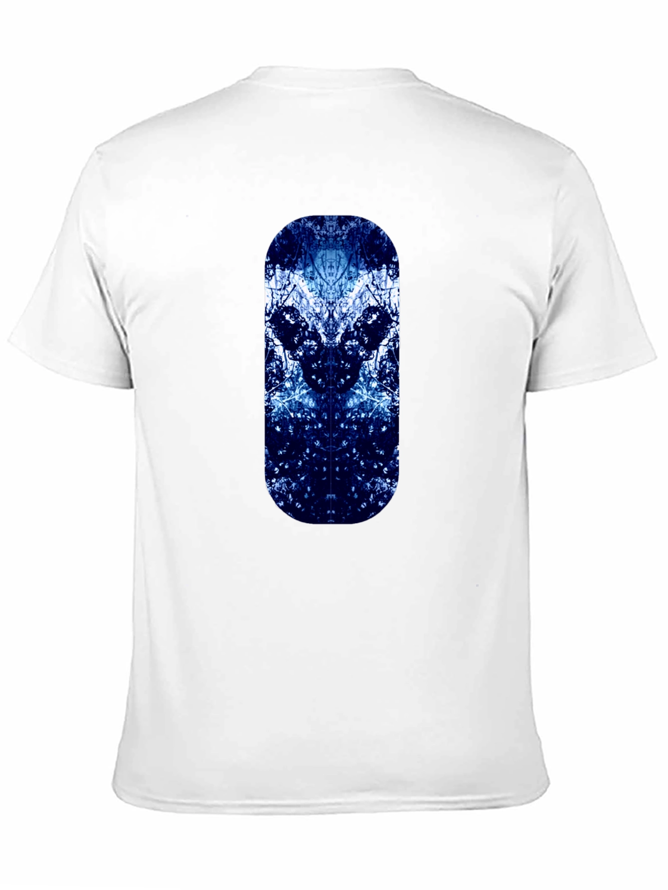 Abstract Tree Design Black T-Shirt