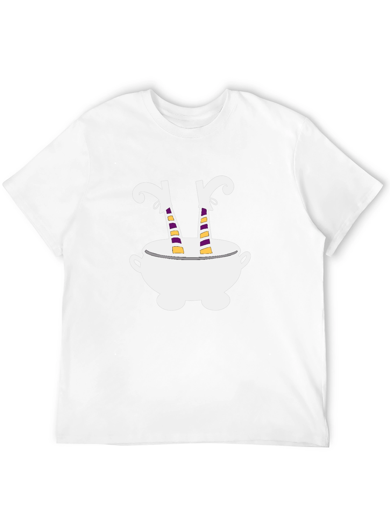 Witch Legs Cauldron T-Shirt Halloween
