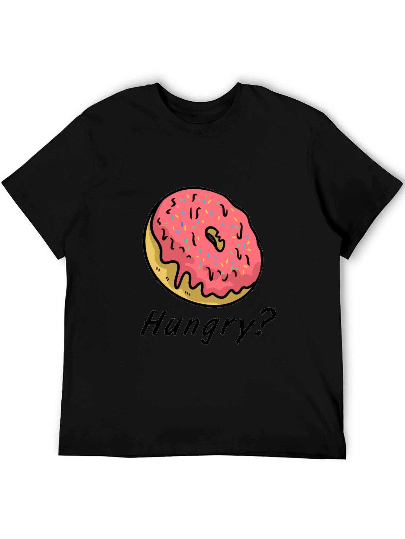 Donut Graphic T-Shirt - Hungry? Tee