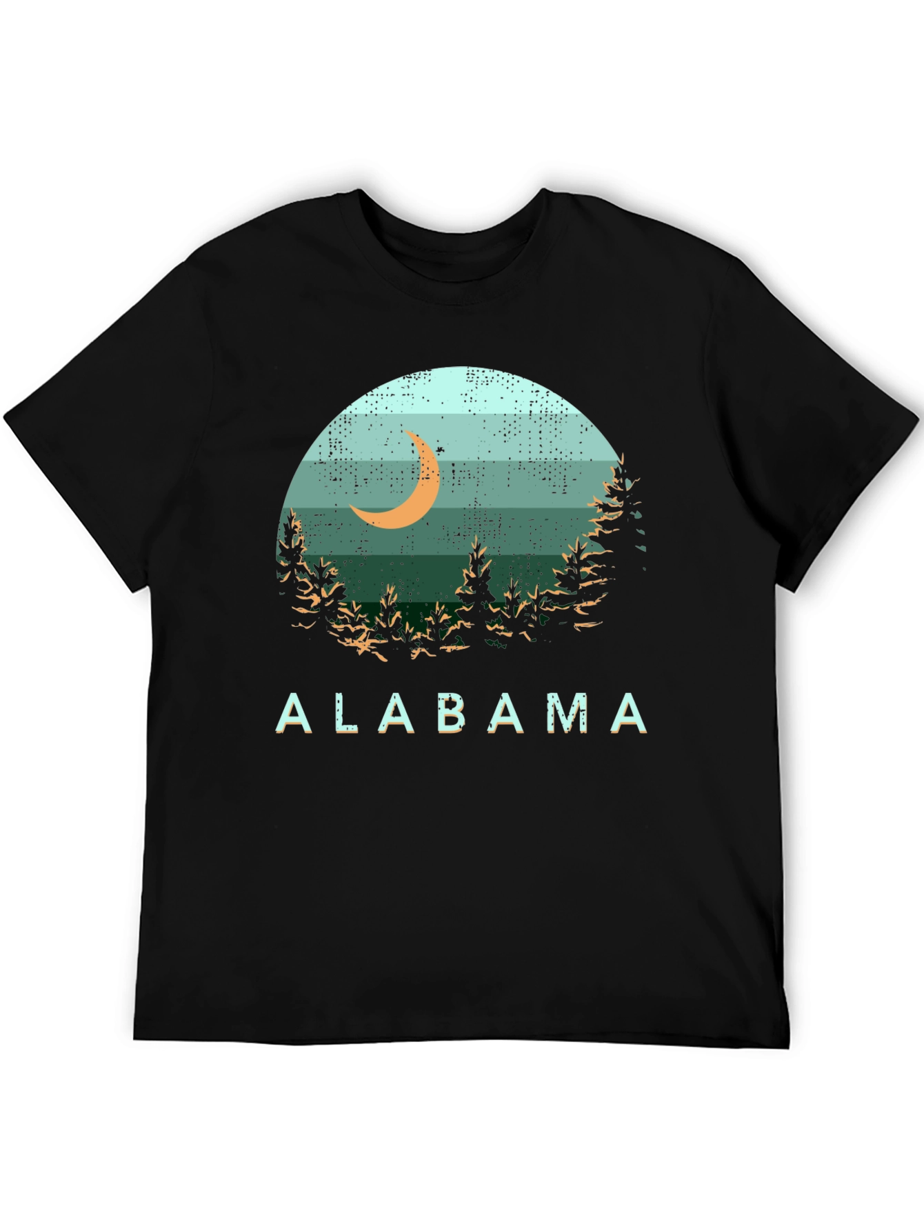 Alabama Moon Tee - Retro State Pride
