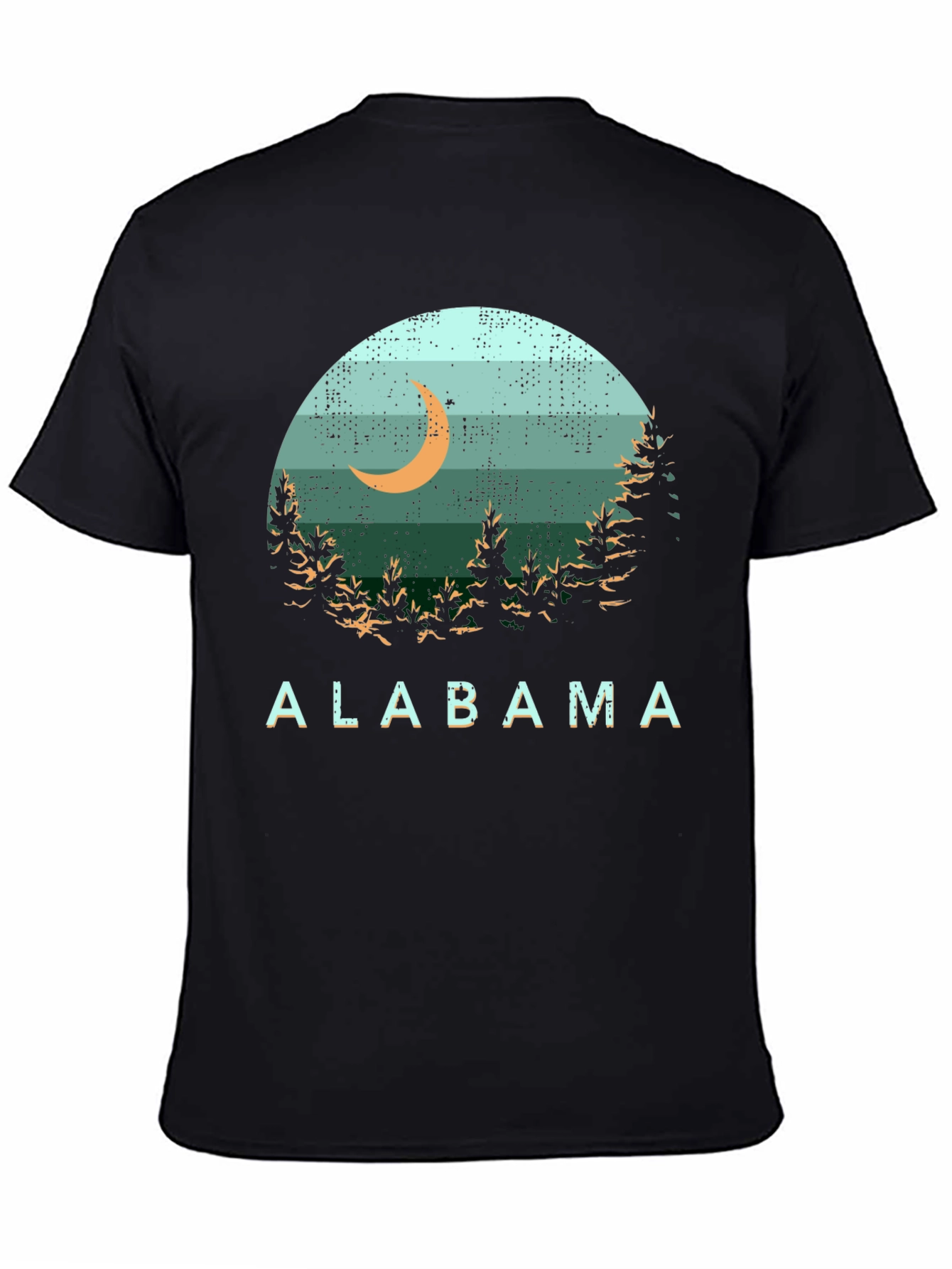 Alabama Moon Tee - Retro State Pride
