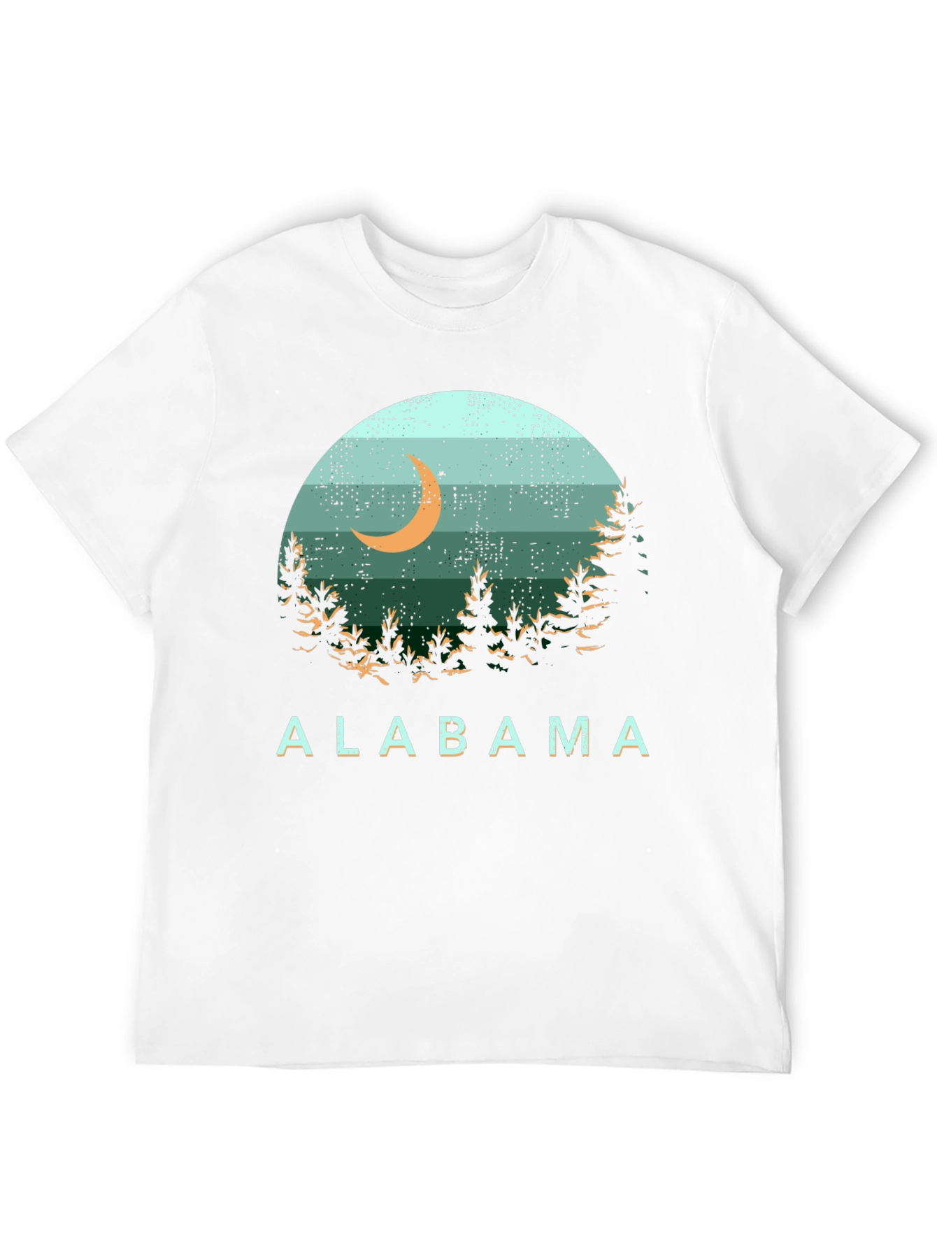 Alabama Moon Tee - Retro State Pride