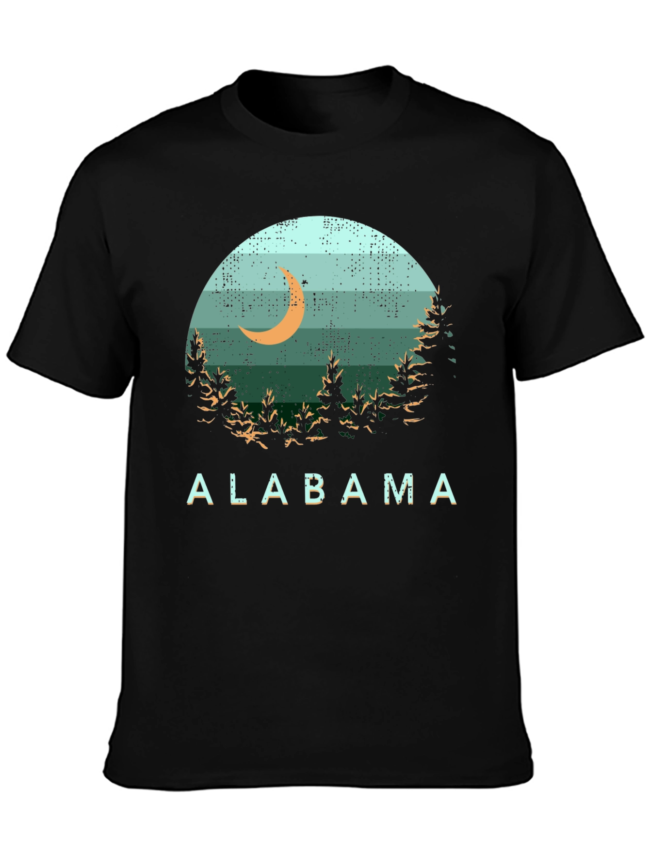 Alabama Moon Tee - Retro State Pride