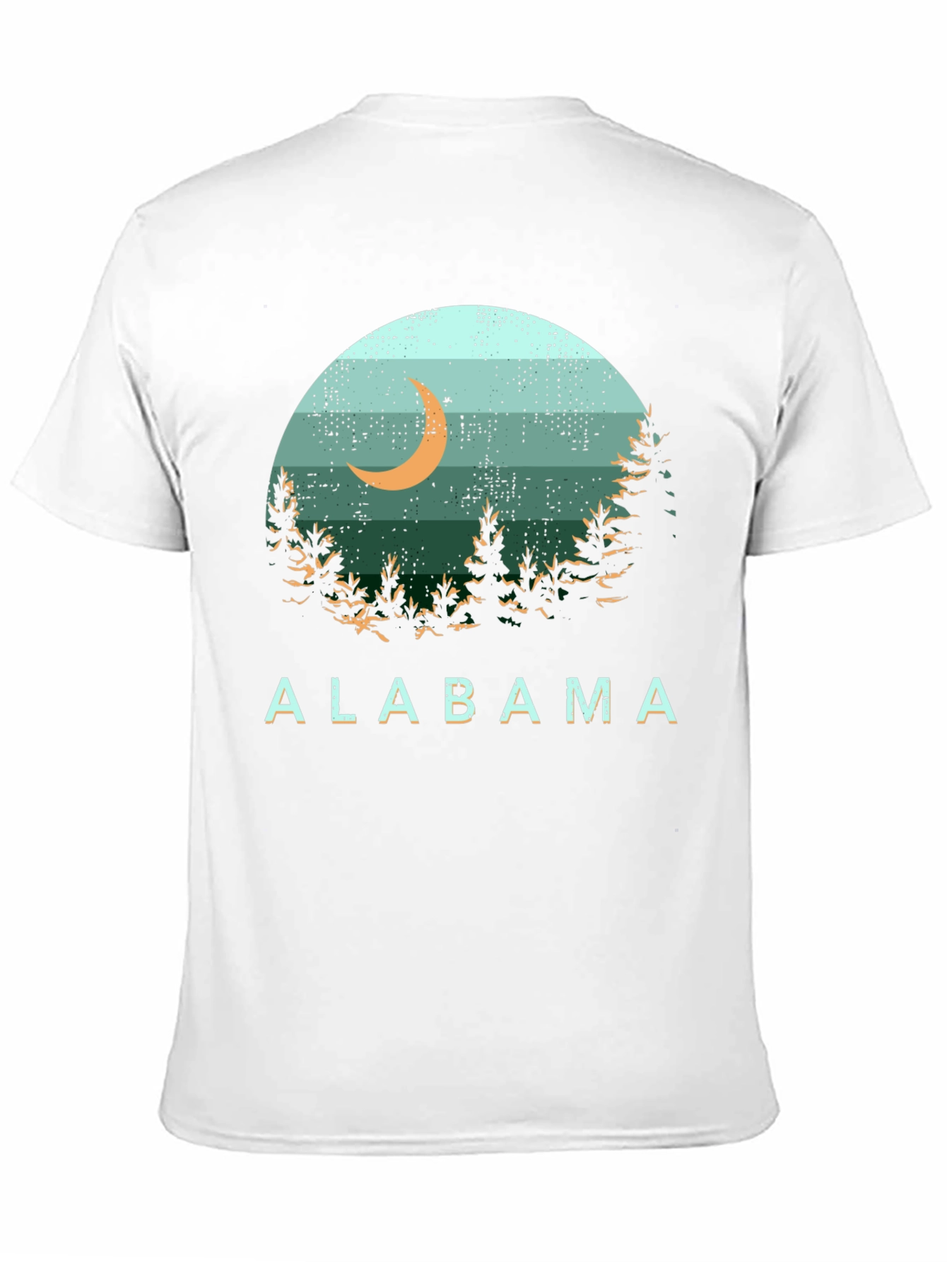 Alabama Moon Tee - Retro State Pride
