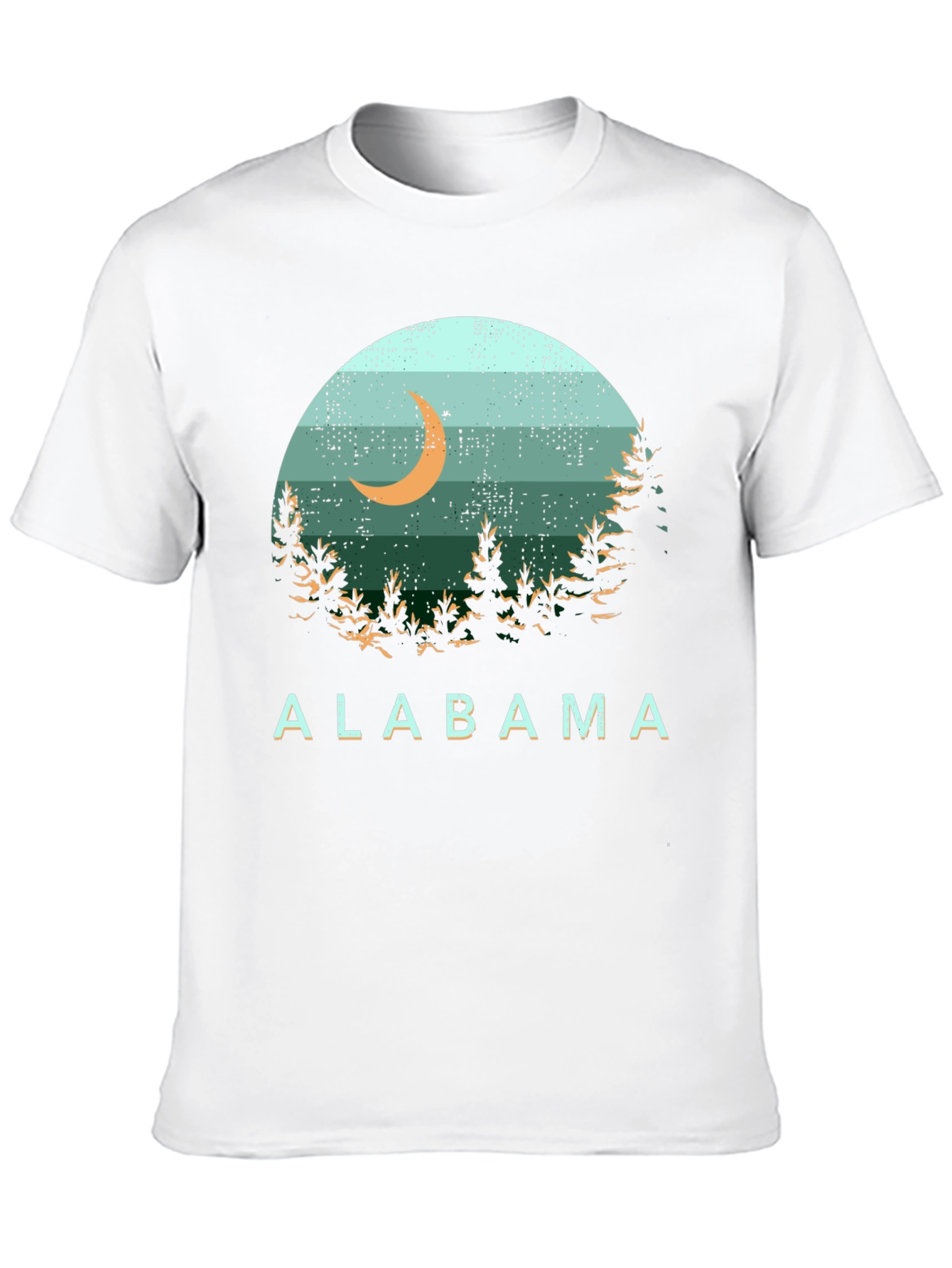 Alabama Moon Tee - Retro State Pride