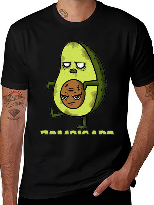 Zombie Avocado Graphic Tee - Funny T-Shirt