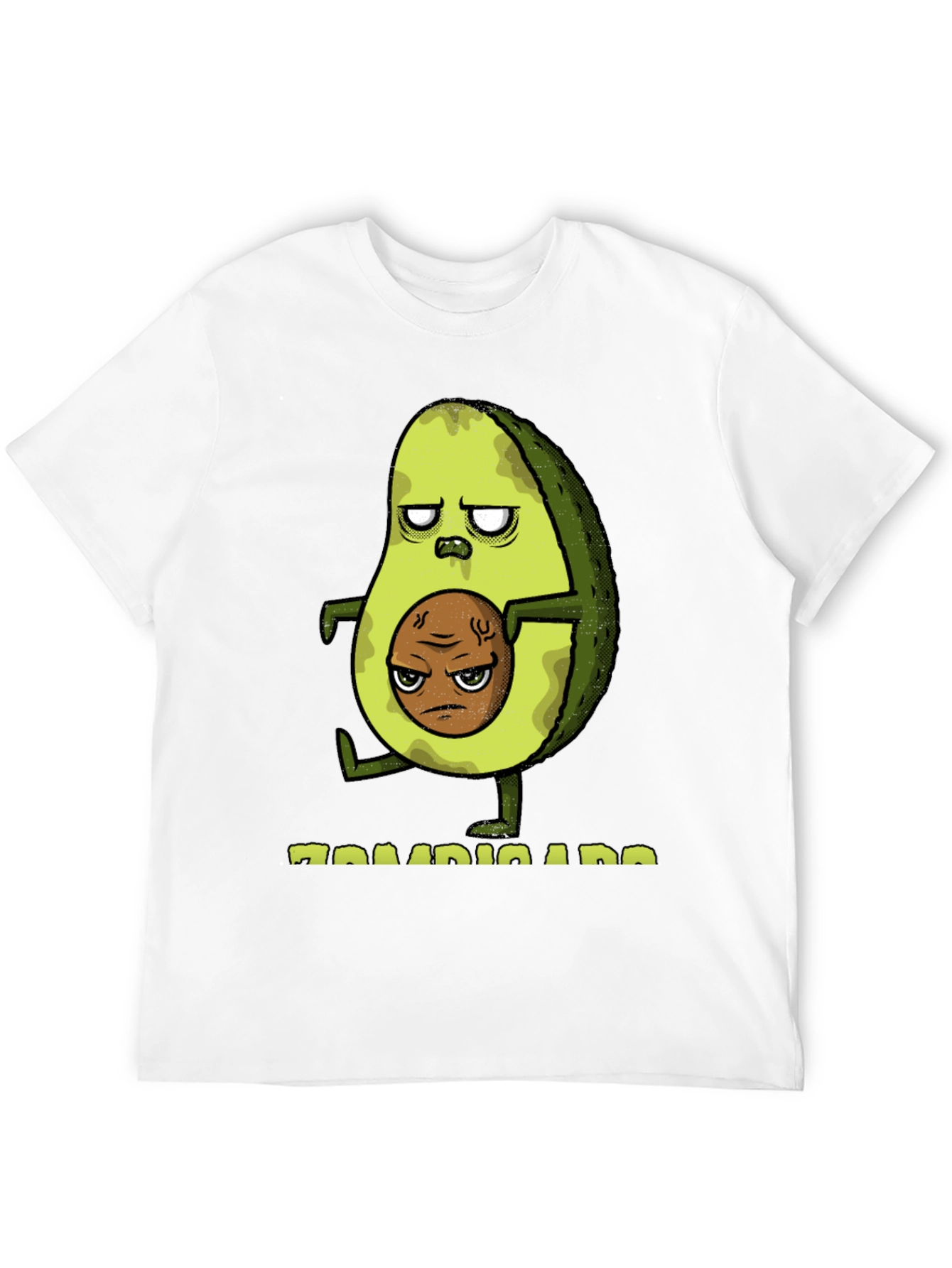 Zombie Avocado Graphic Tee - Funny T-Shirt