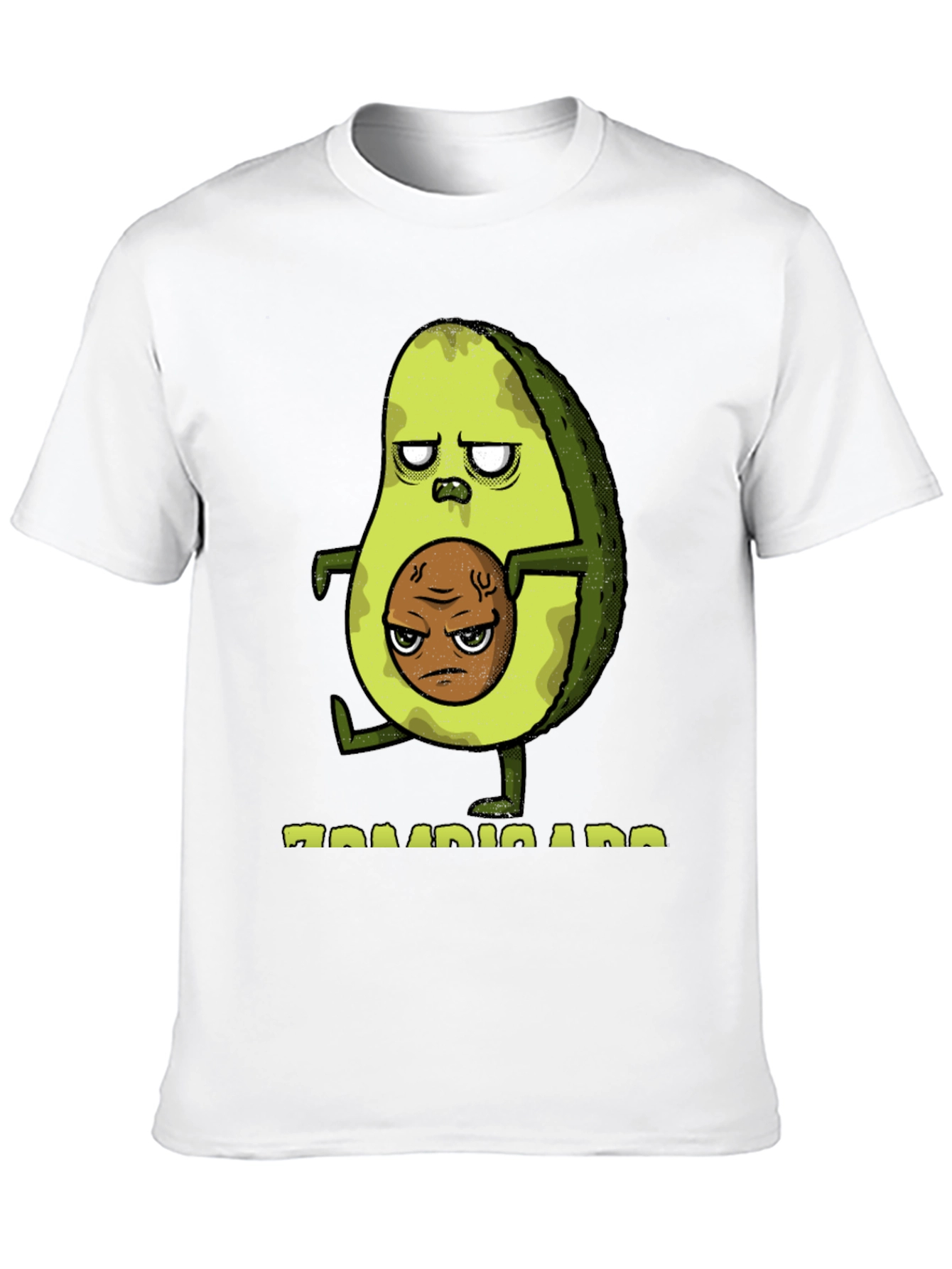 Zombie Avocado Graphic Tee - Funny T-Shirt