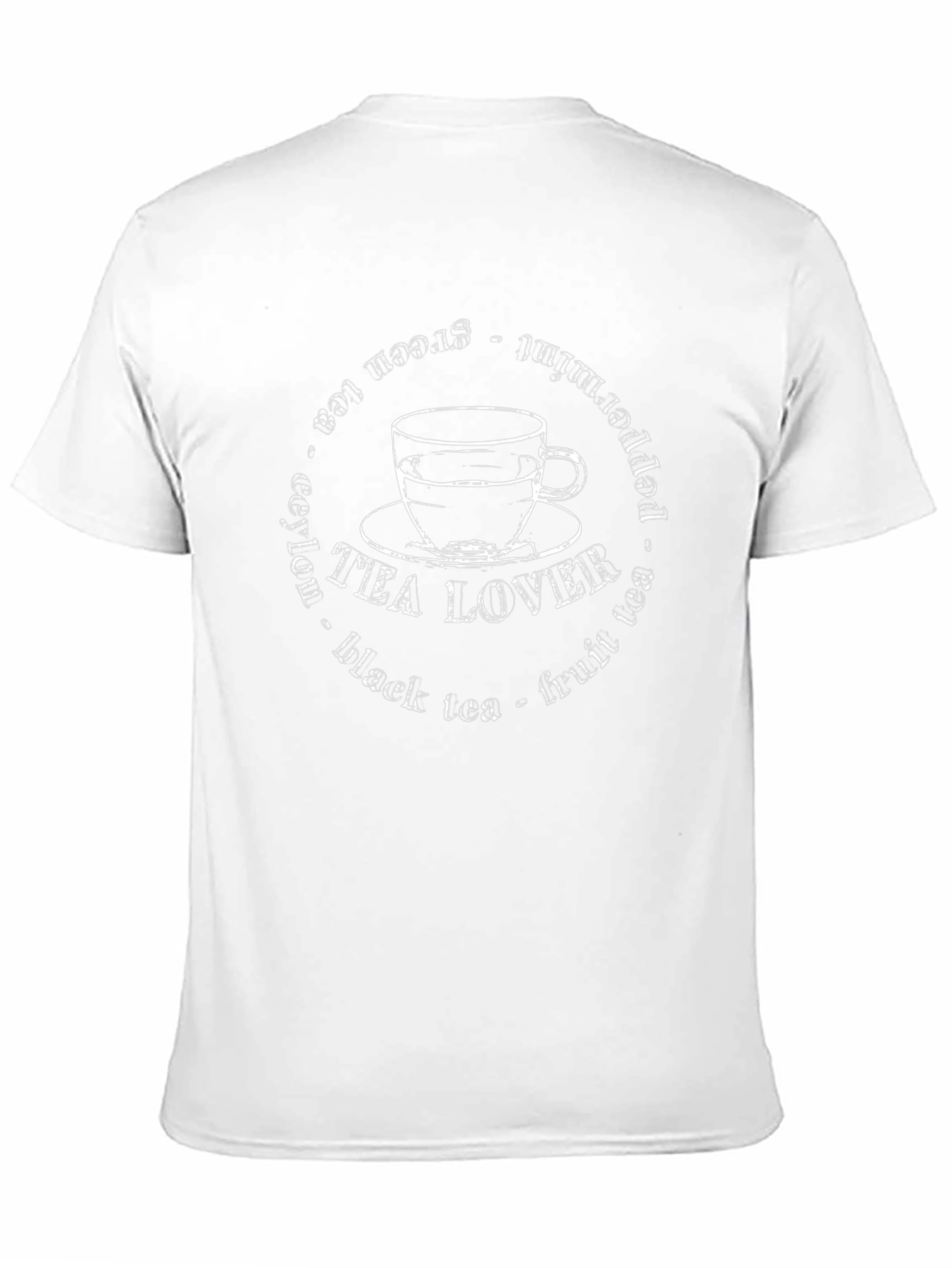 Tea Lover Graphic Tee - Black Cotton T-Shirt