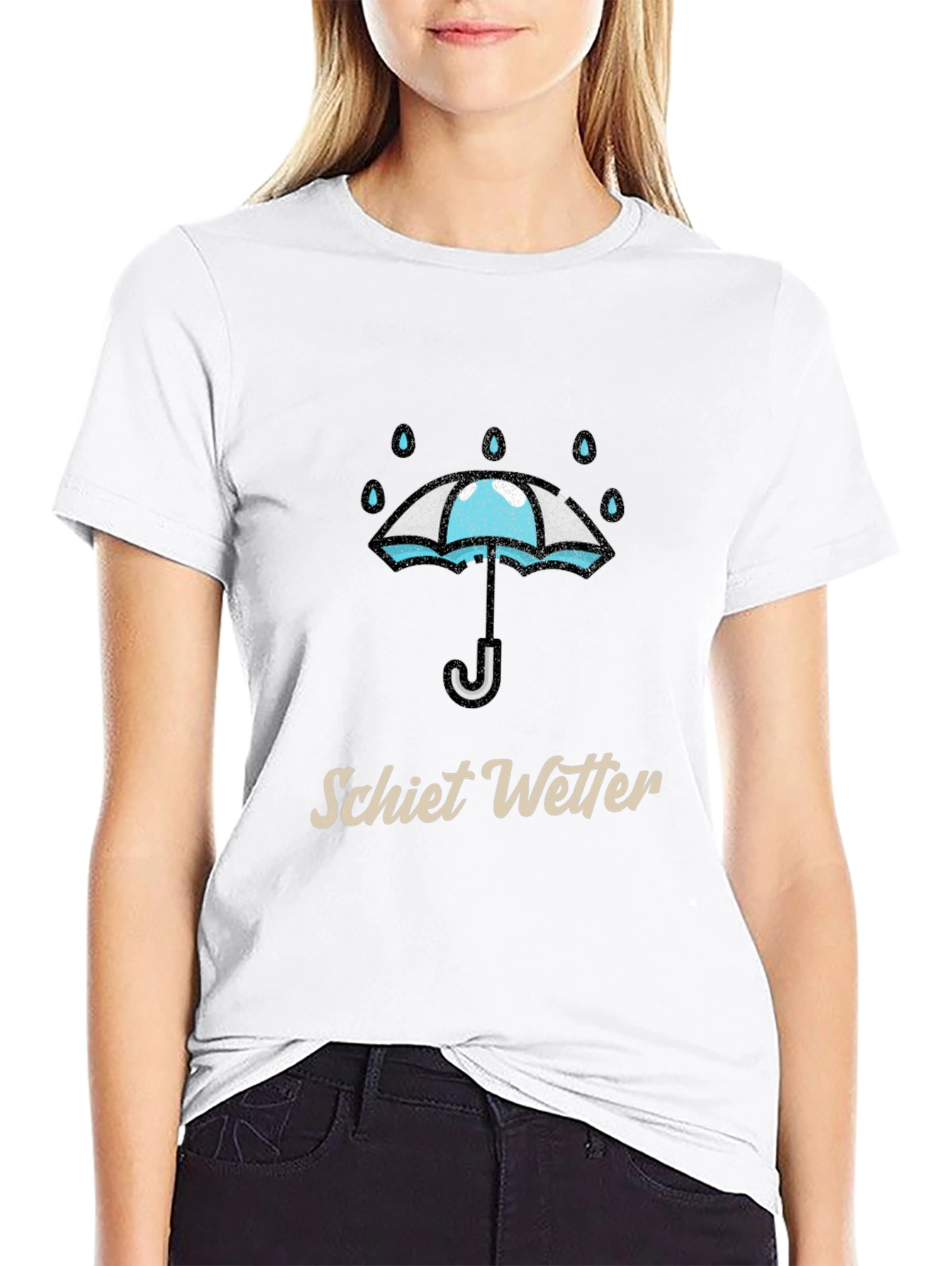Schiett Wetter Umbrella Graphic T-Shirt
