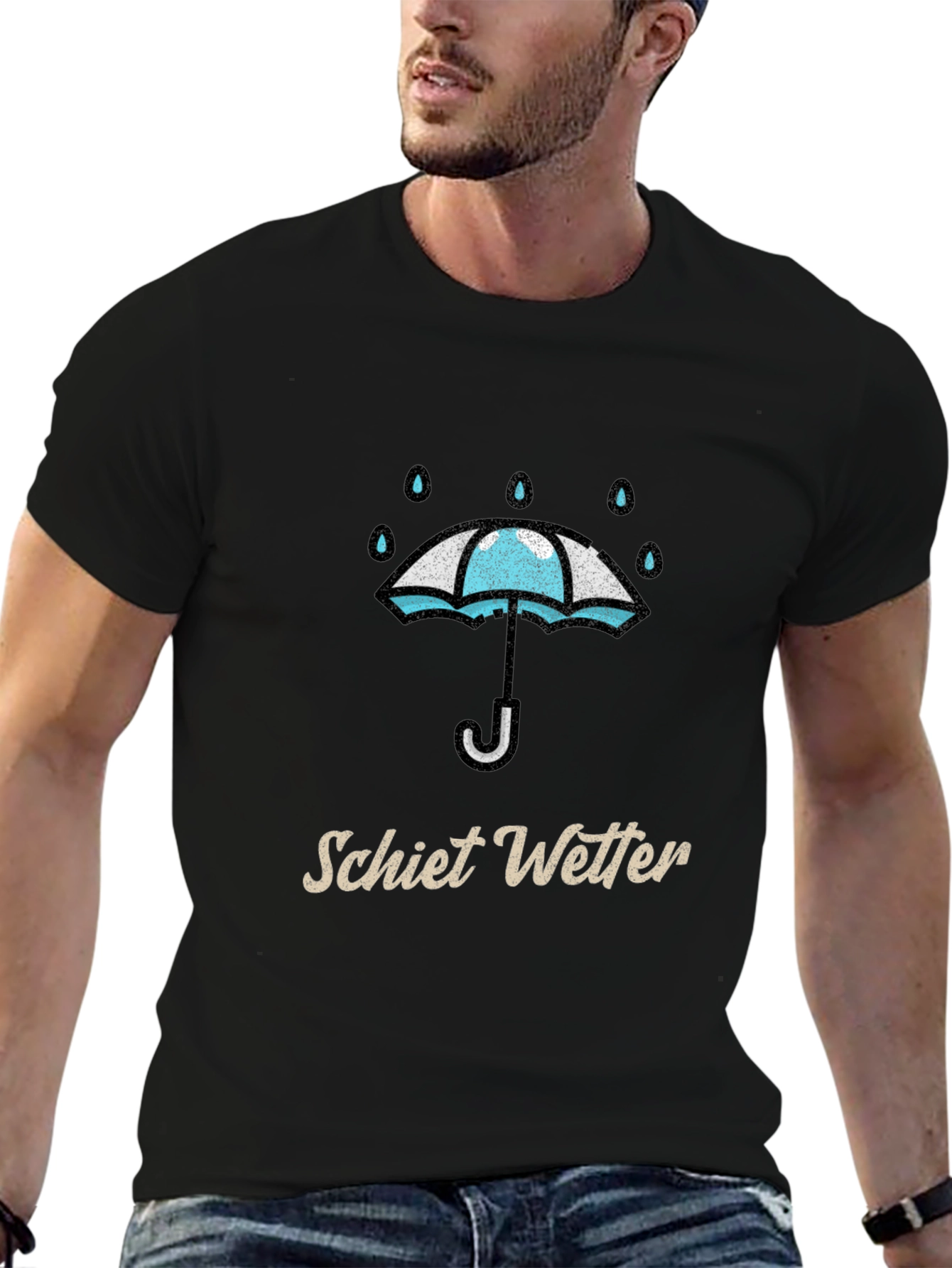 Schiett Wetter Umbrella Graphic T-Shirt