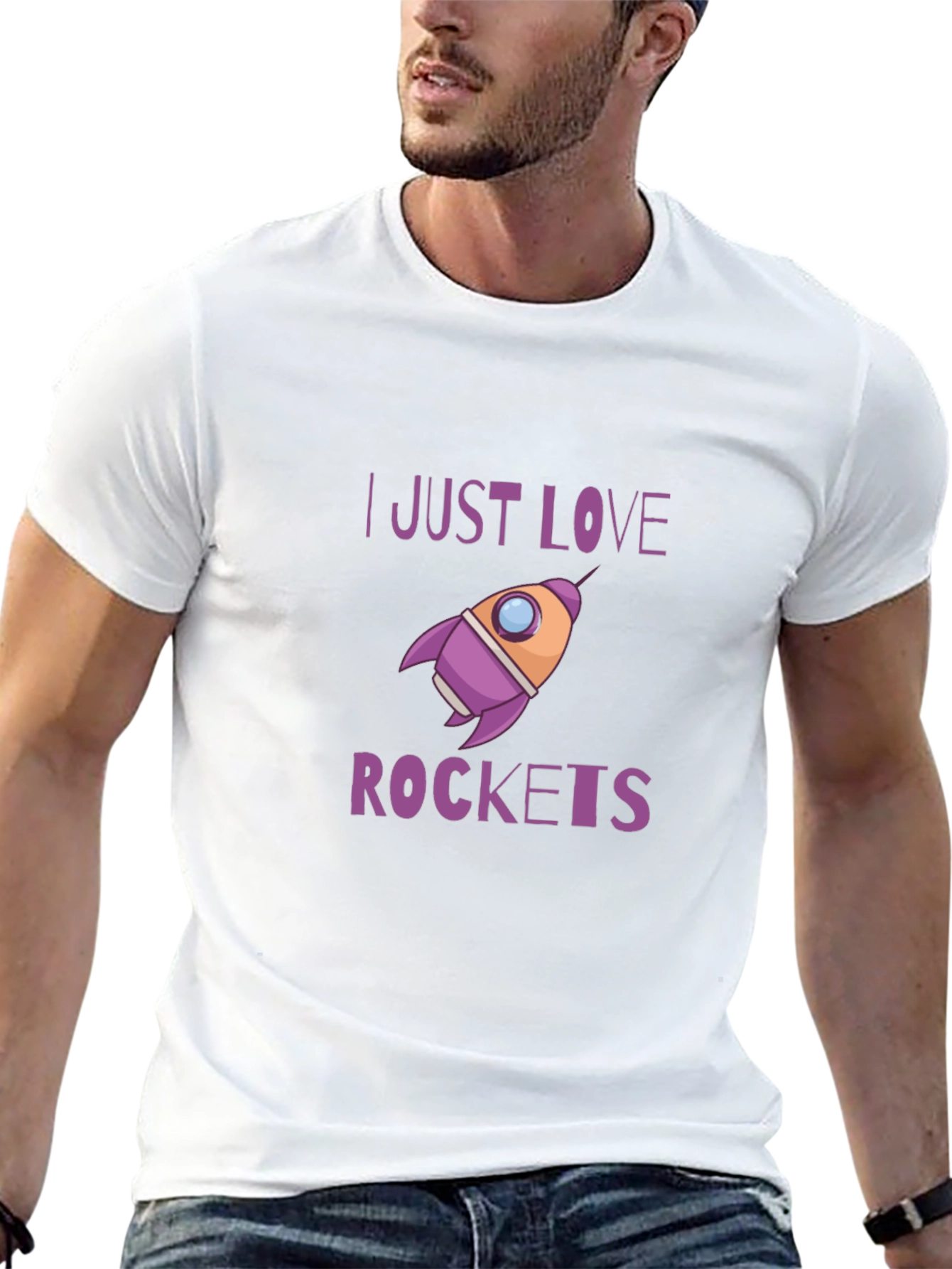 I Just Love Rockets Graphic T-Shirt