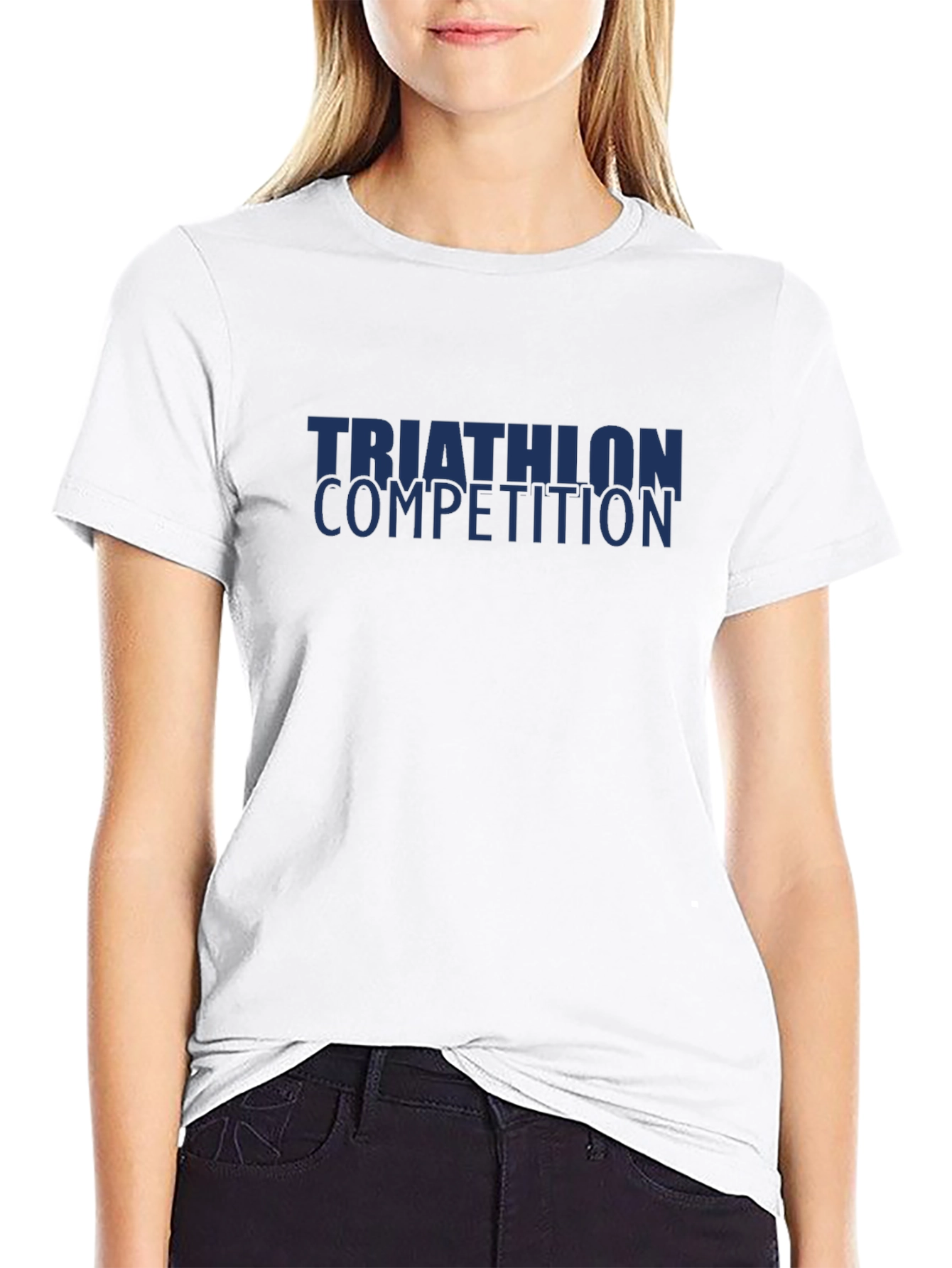 Triathlon Competition Graphic T-Shirt