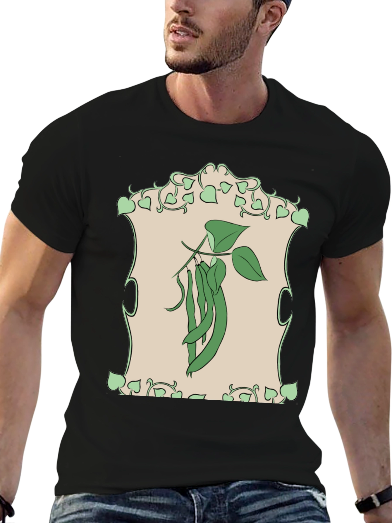 Green Beans Graphic Tee - Organic Style