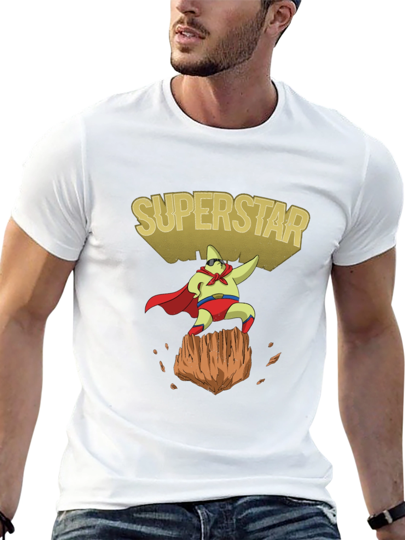 Superstar Cartoon Graphic Tee