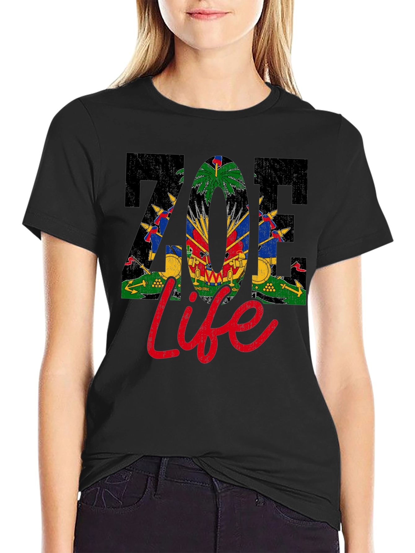 Haitian Pride T-Shirt - ZOE Life Tee