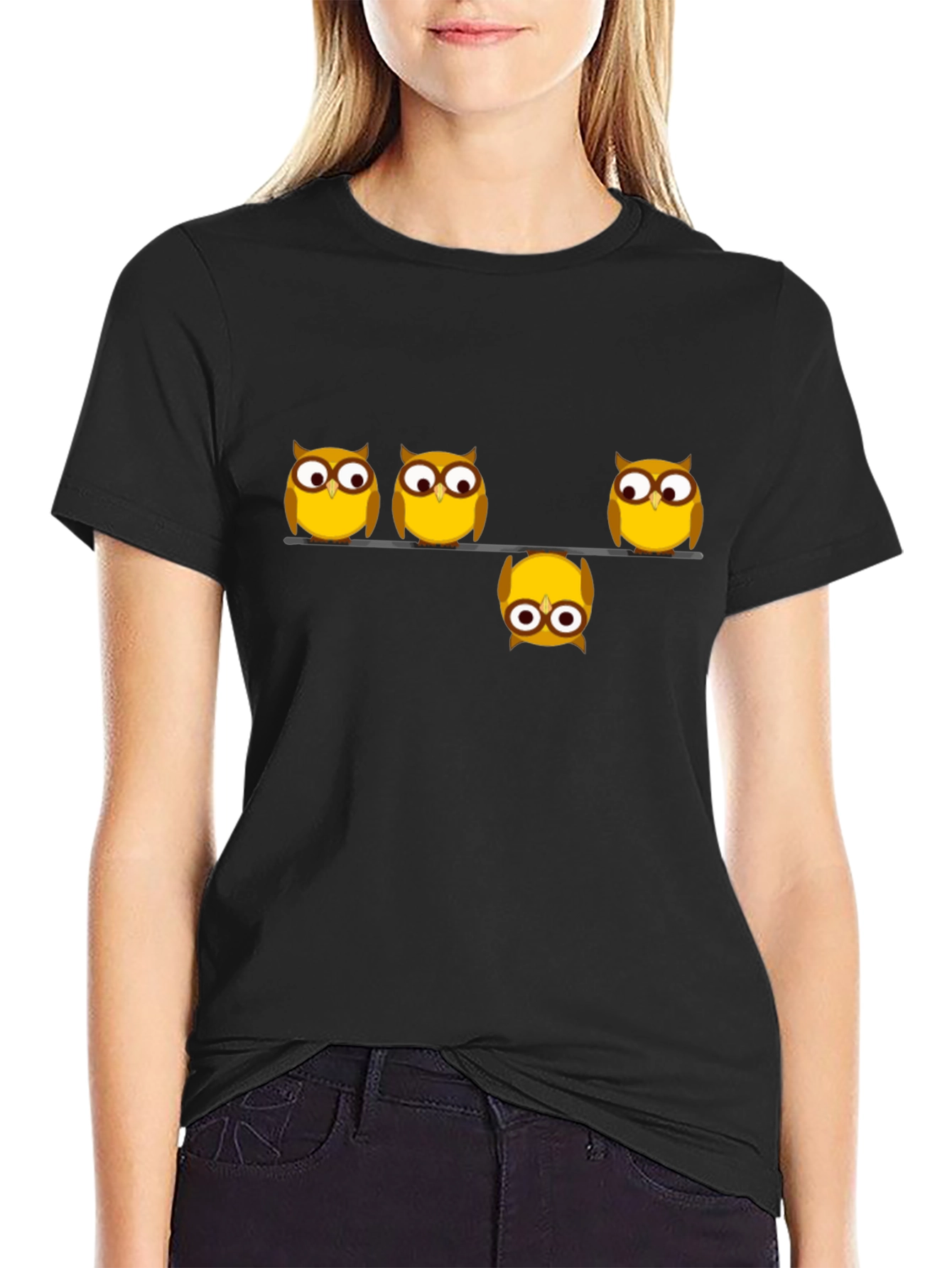 Whimsical Owl Graphic Tee