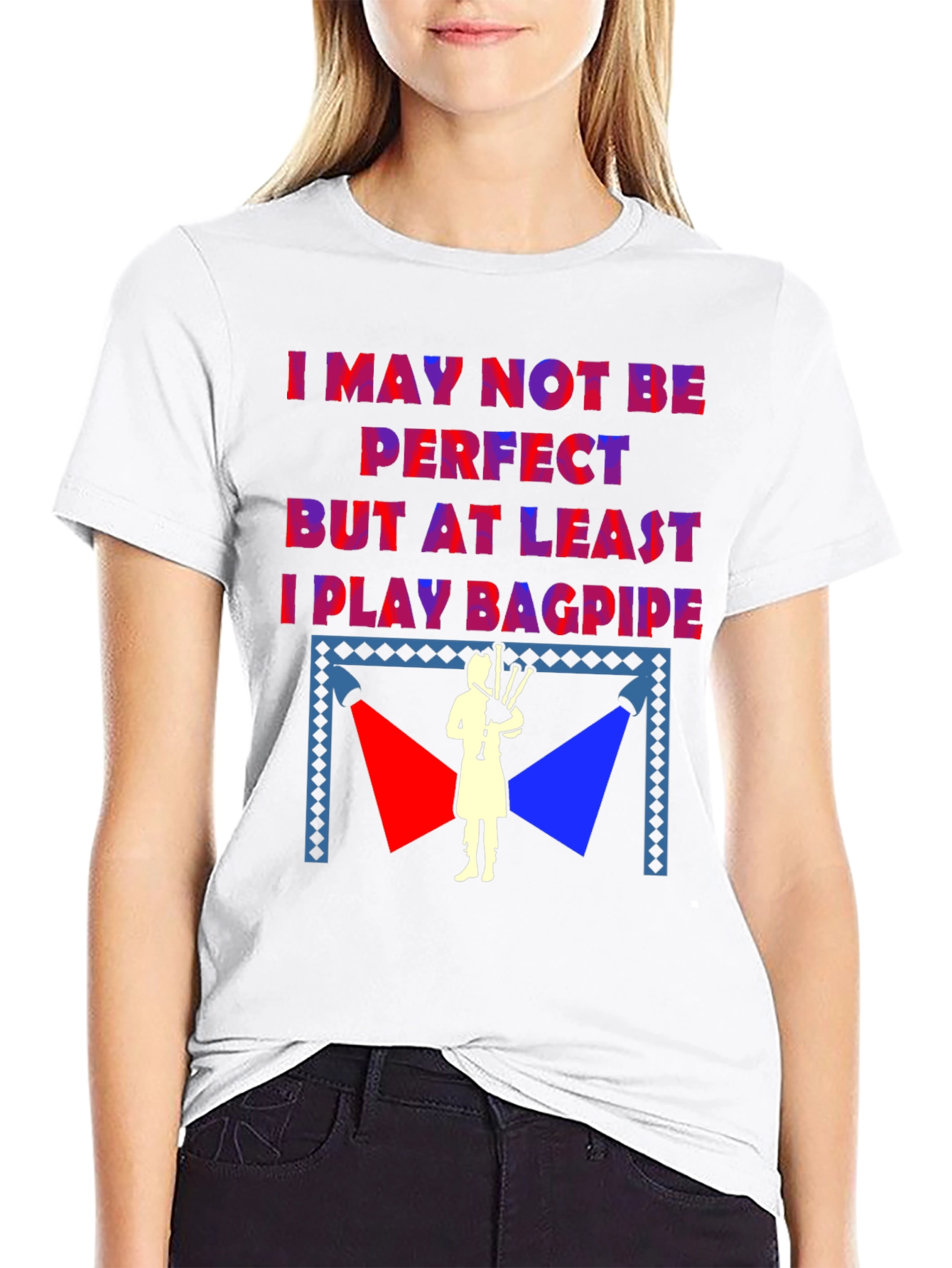 I Play Bagpipe T-Shirt - Scottish Pride Tee