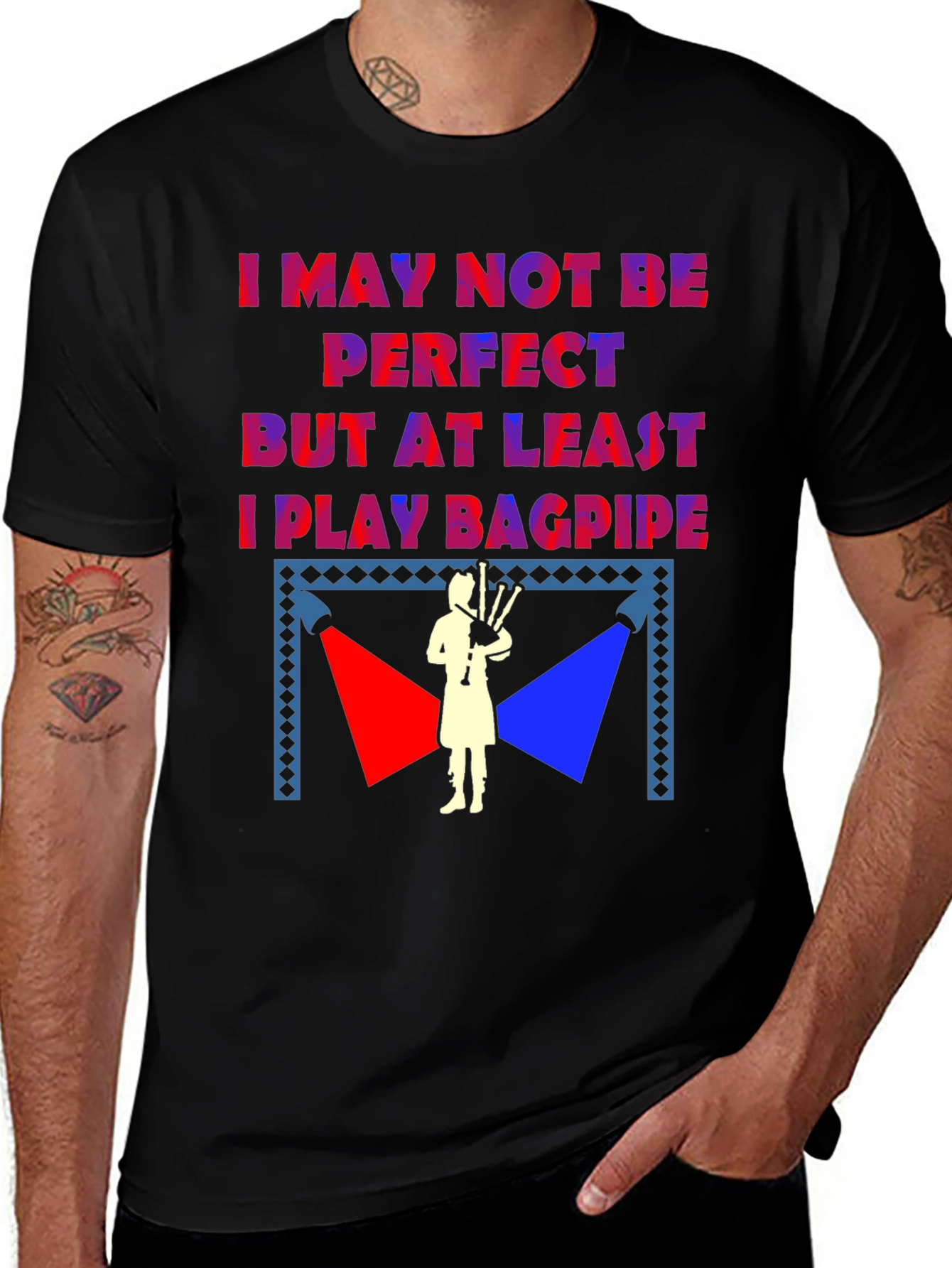 I Play Bagpipe T-Shirt - Scottish Pride Tee