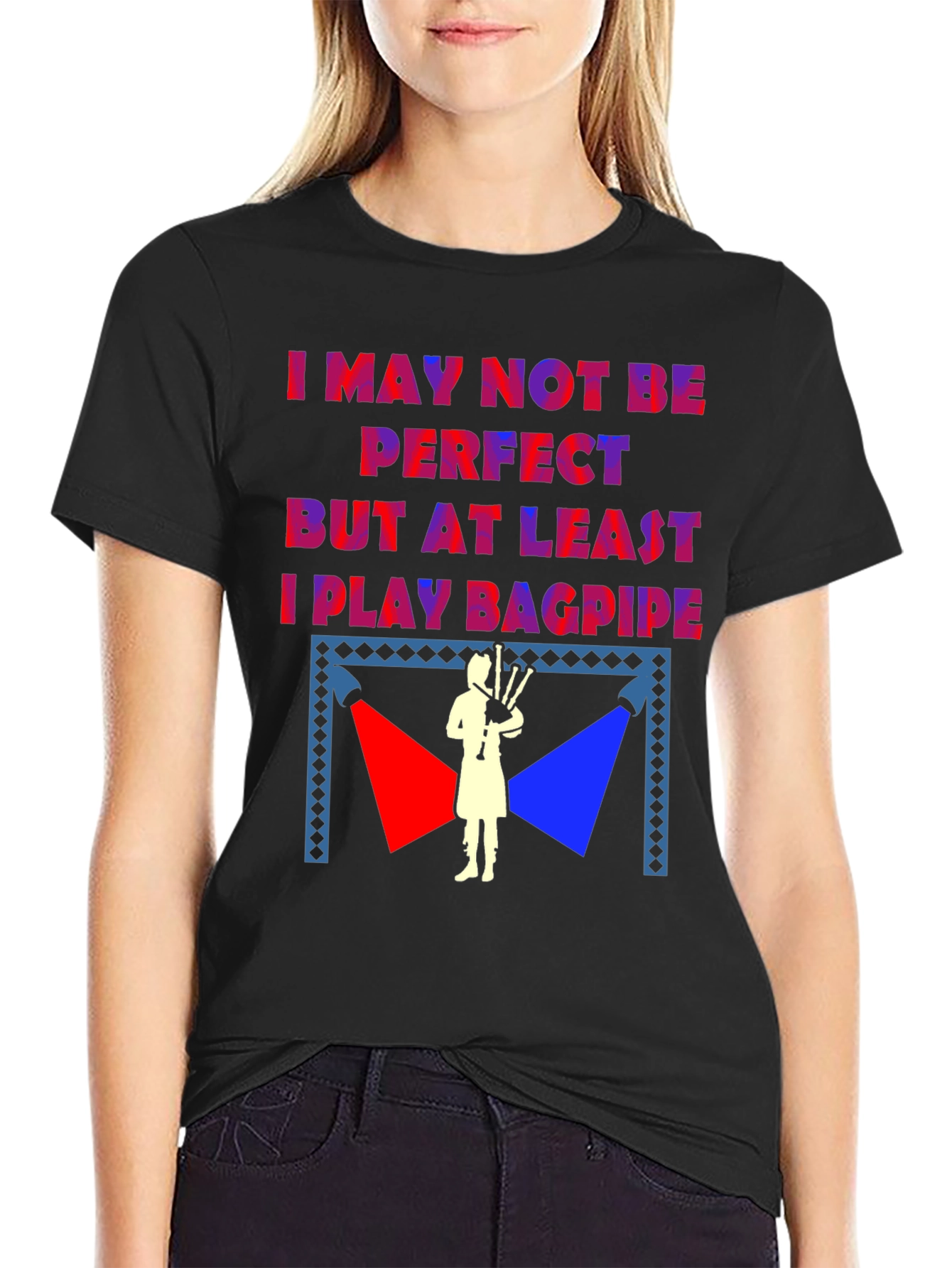 I Play Bagpipe T-Shirt - Scottish Pride Tee