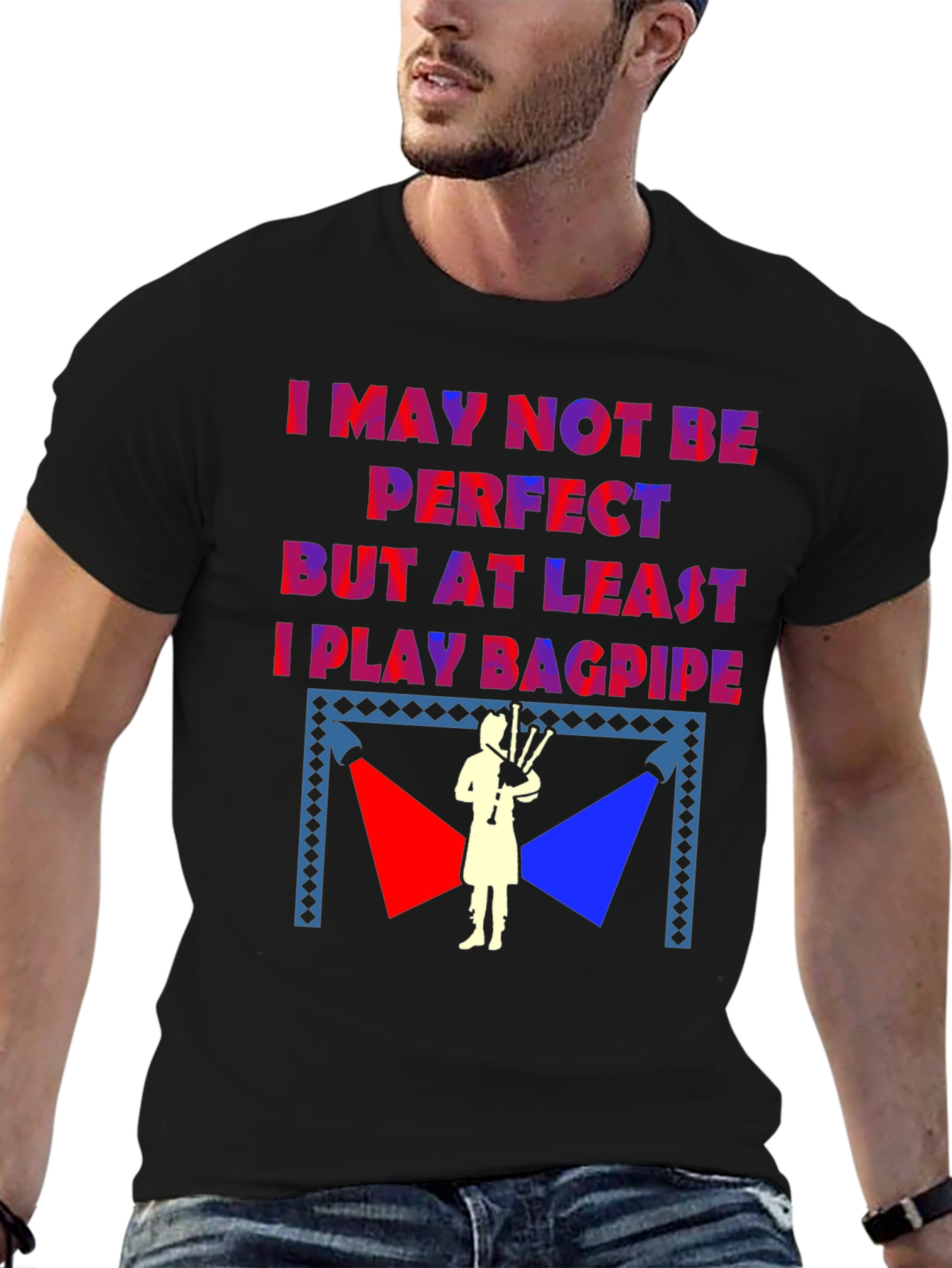 I Play Bagpipe T-Shirt - Scottish Pride Tee
