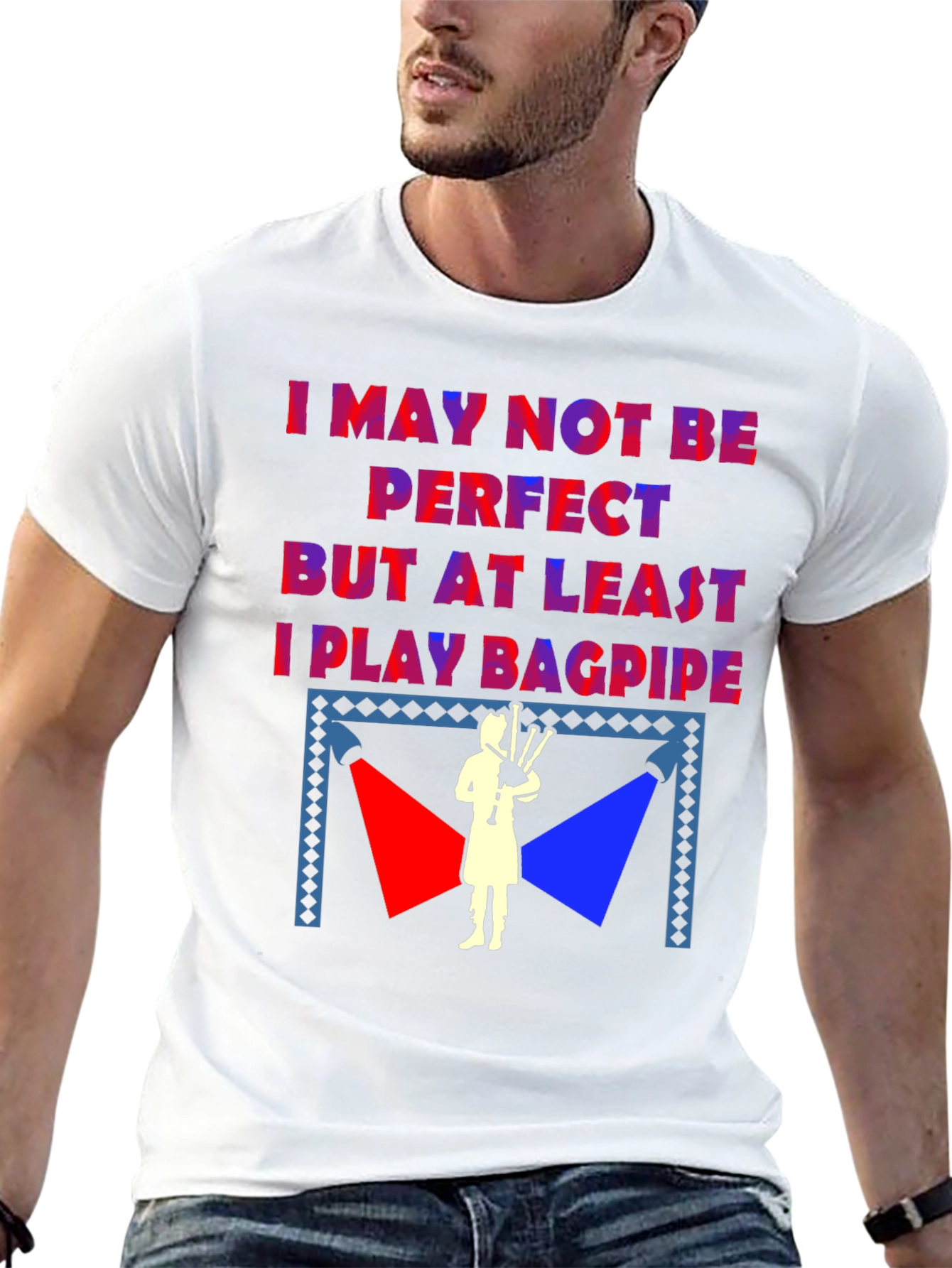 I Play Bagpipe T-Shirt - Scottish Pride Tee