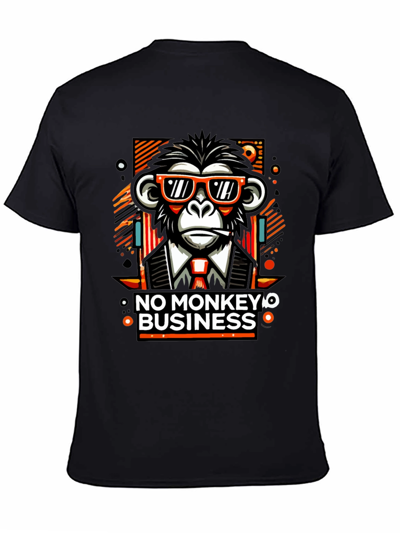 No Monkey Business Graphic T-Shirt