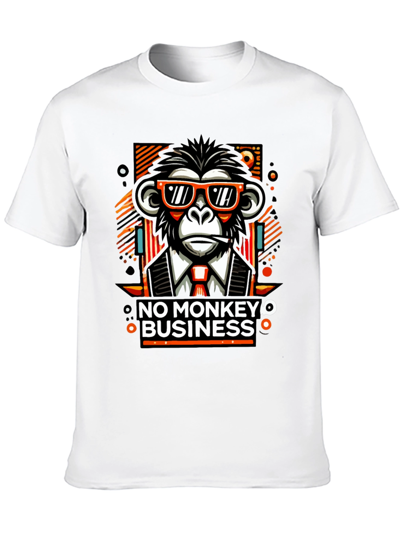 No Monkey Business Graphic T-Shirt